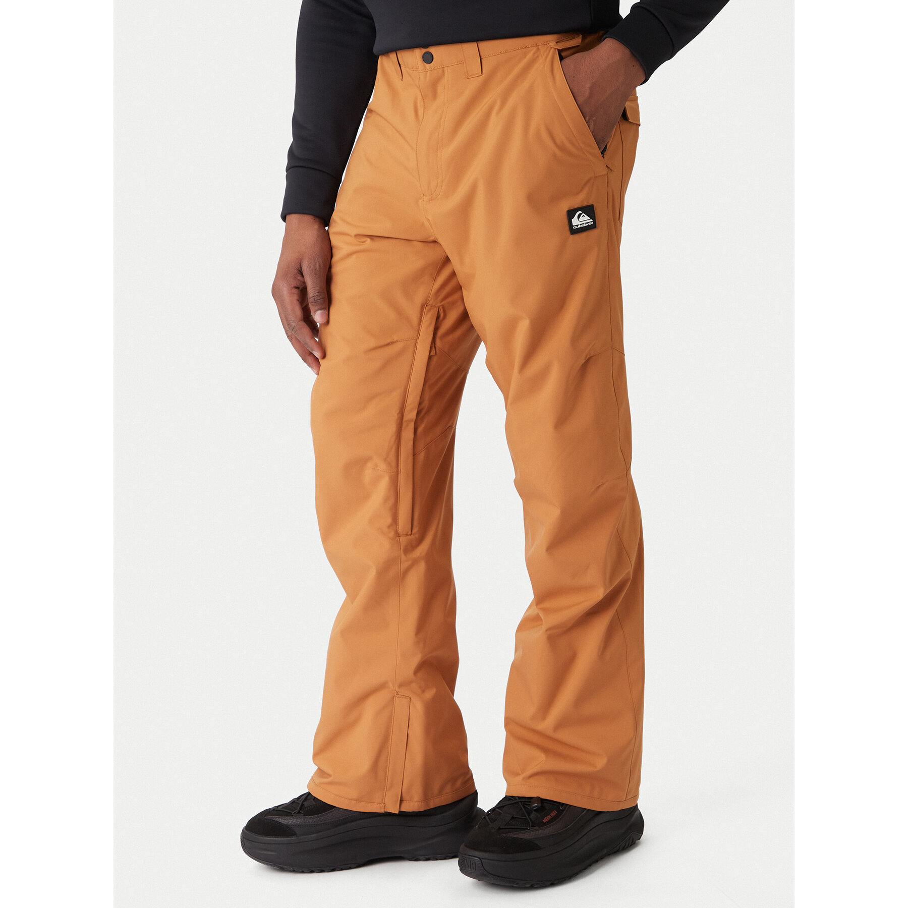 Quiksilver Spodnie snowboardowe Estate EQYTP03237 Brązowy Slim Fit