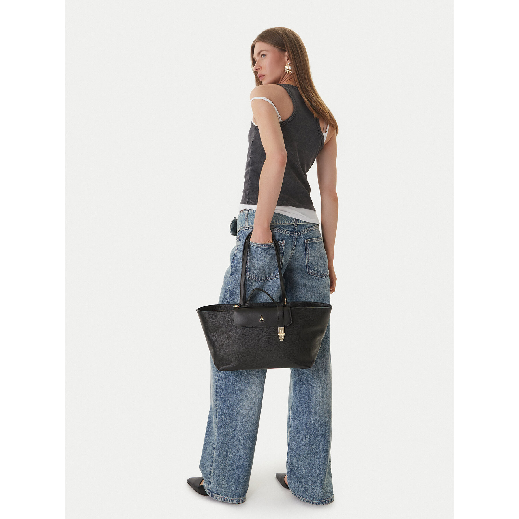 Patrizia Pepe Torebka 8B0289/L178-K103 Czarny