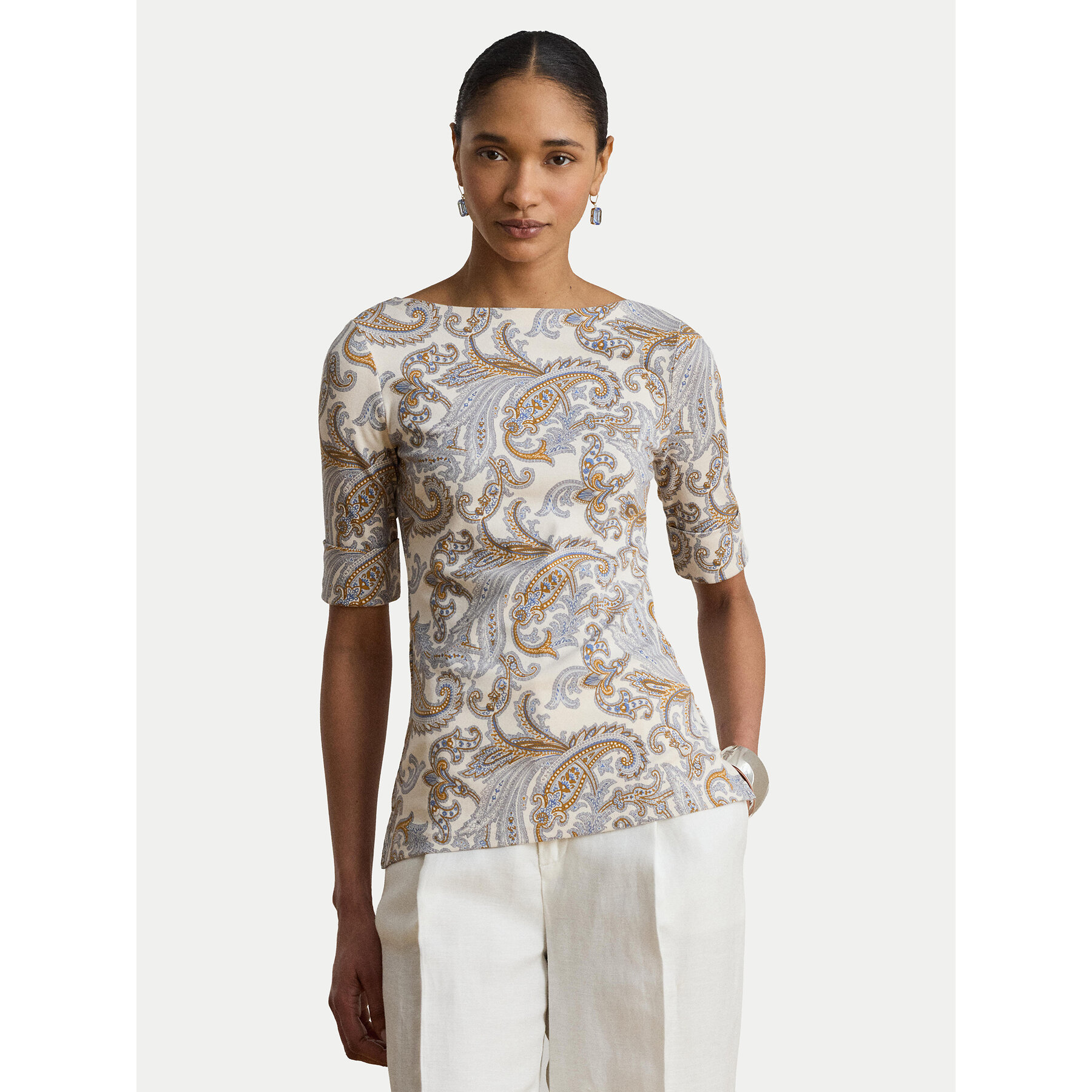 LAUREN RALPH LAUREN Bluzka Judy 200B23544001 Kolorowy Regular Fit