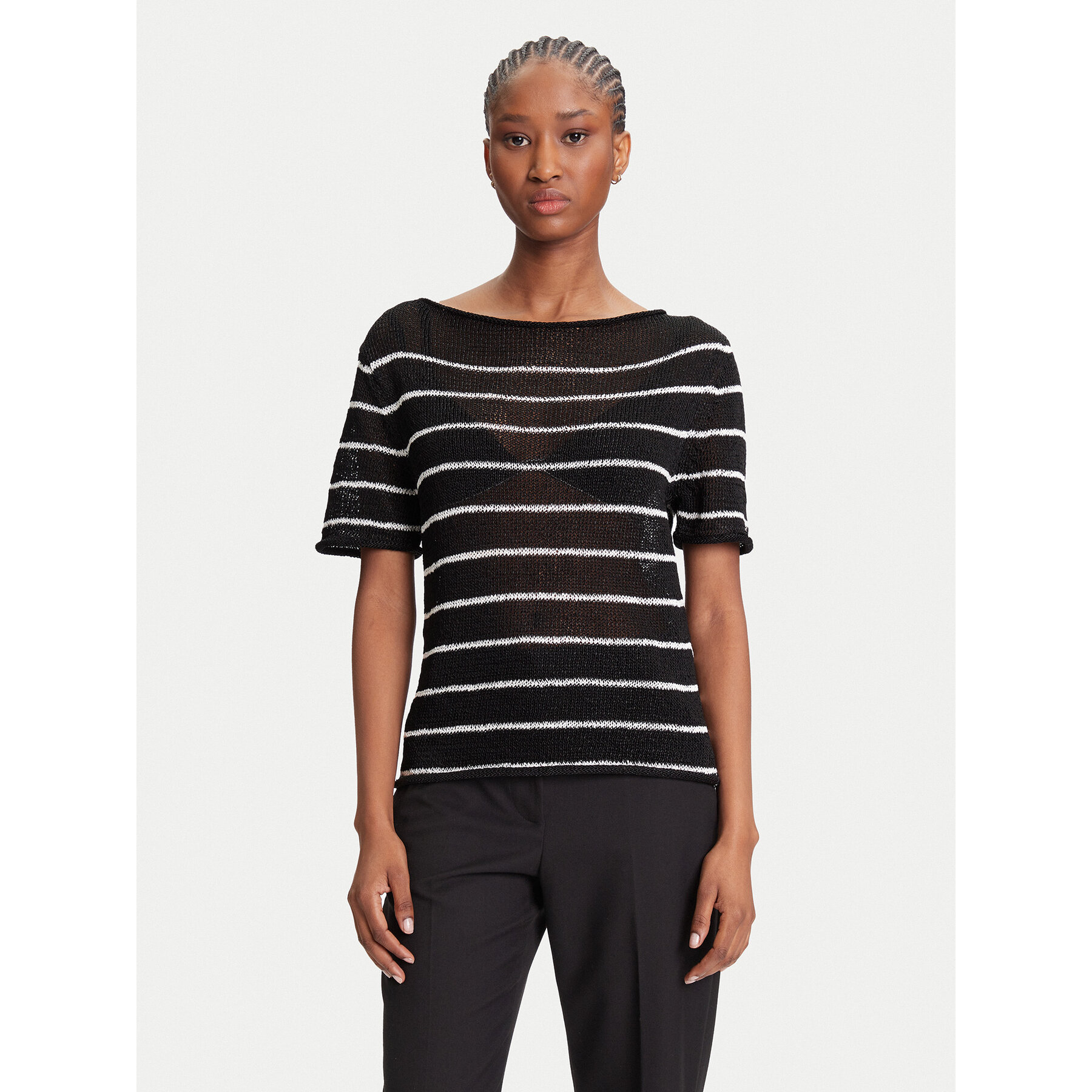 Tommy Hilfiger Sweter WW0WW46522 Czarny Regular Fit