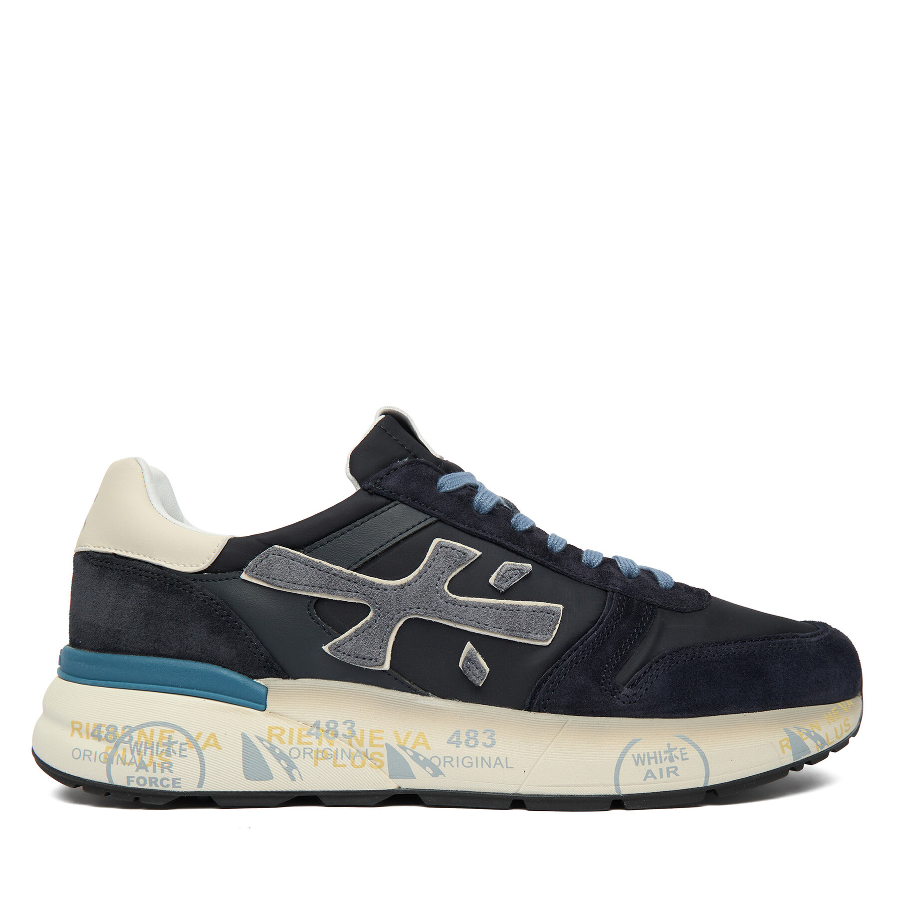 Premiata Sneakersy Mick Var 7716 Granatowy