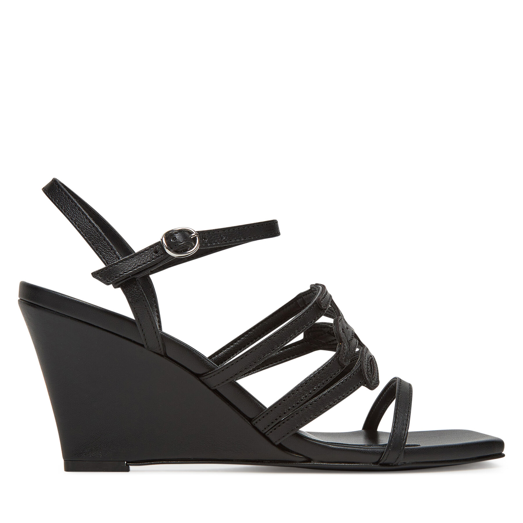 KARL LAGERFELD Sandały KL34425 Czarny
