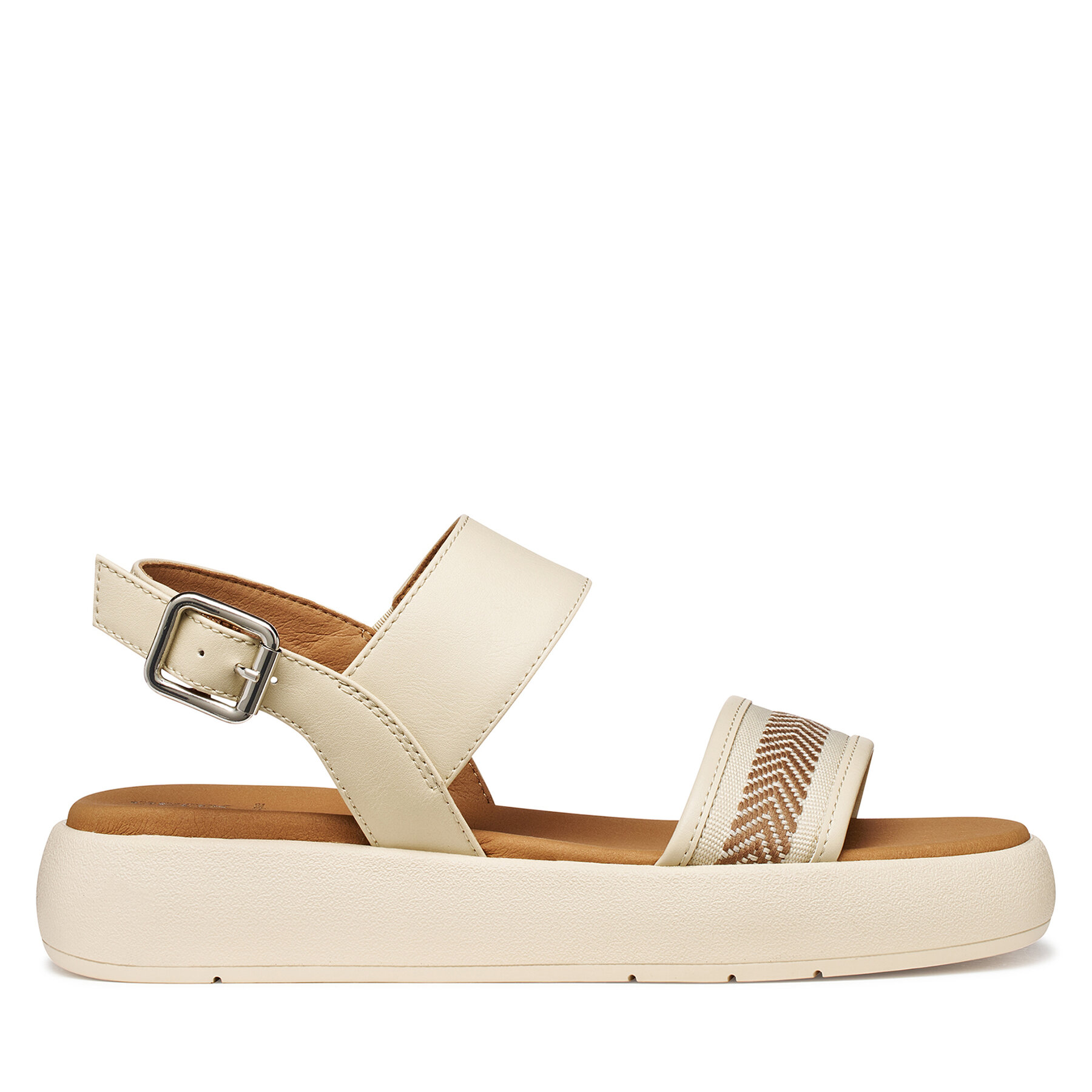 Geox Sandały D Camalei D650ND 05411 C1122 Écru