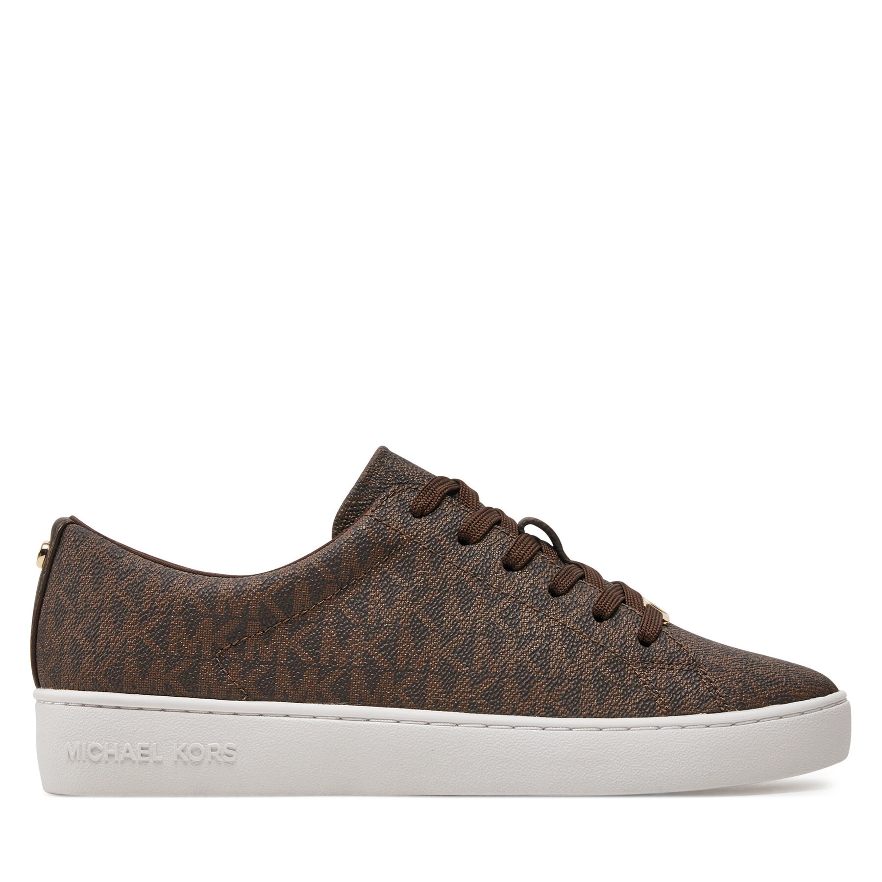 MICHAEL Michael Kors Sneakersy Keaton Lace Up 43R4KTFS1B Brązowy