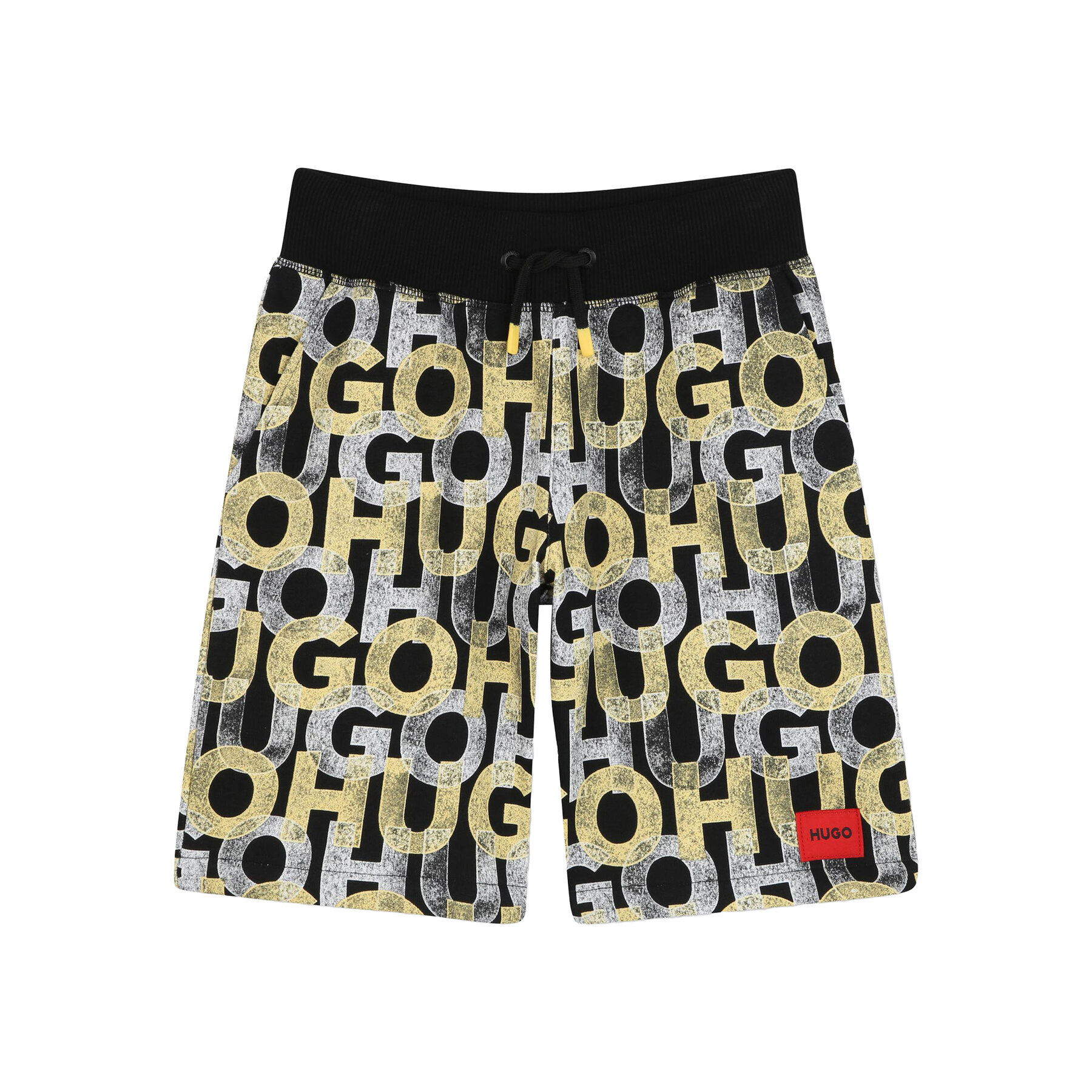 HUGO Szorty sportowe G00368 S Czarny Regular Fit
