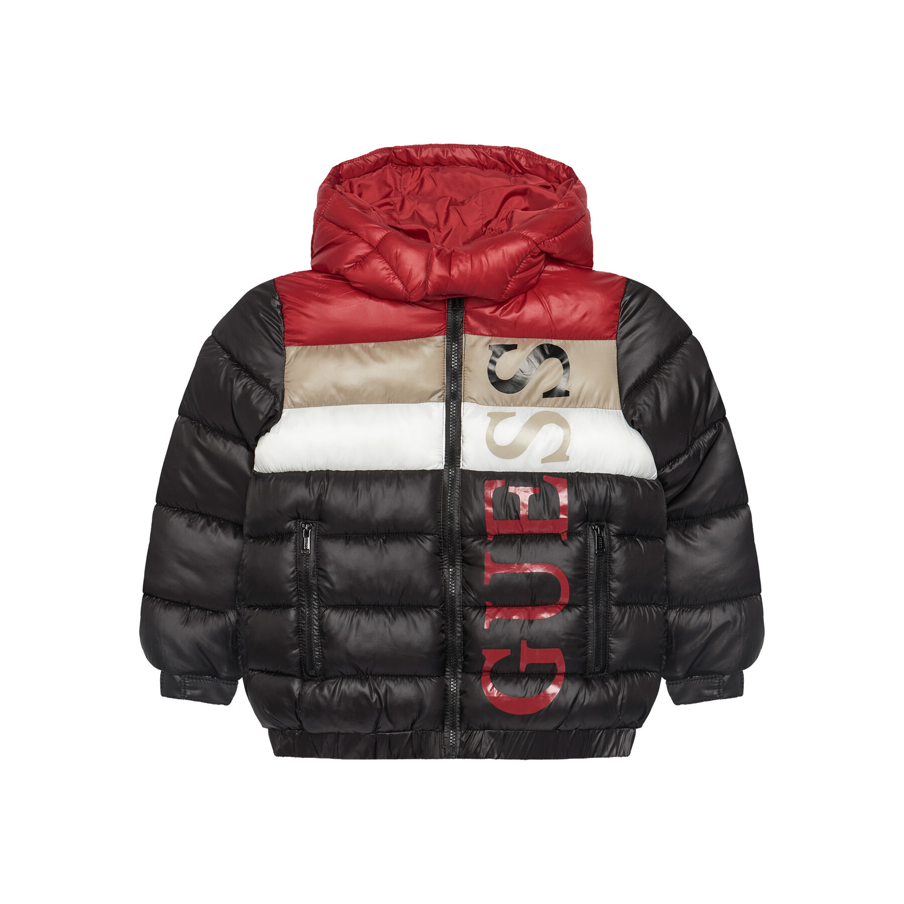 Guess Kurtka zimowa N5BL09 WEGY0 Czarny Regular Fit