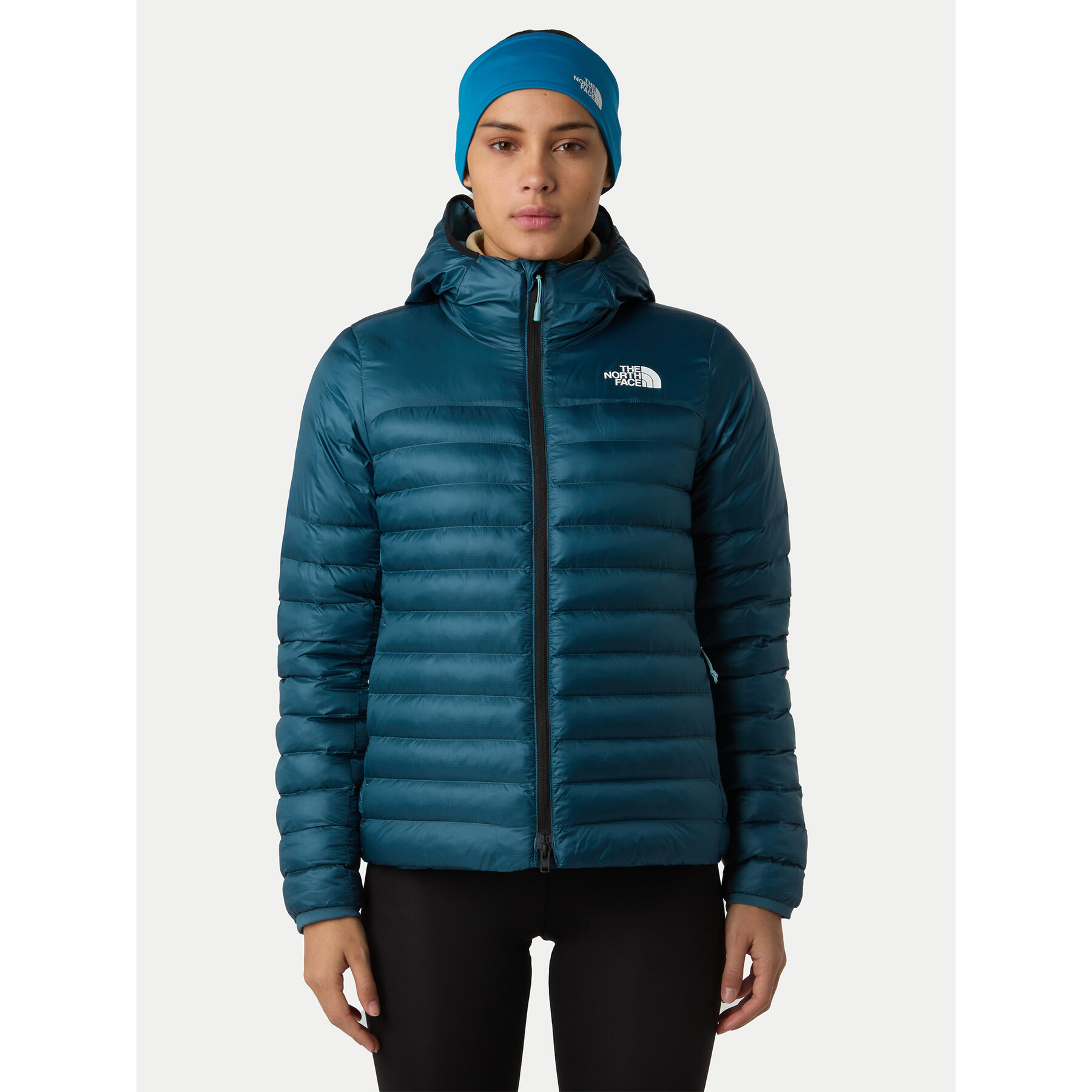 The North Face Kurtka zimowa Terra Peak NF0A8DED Zielony Regular Fit