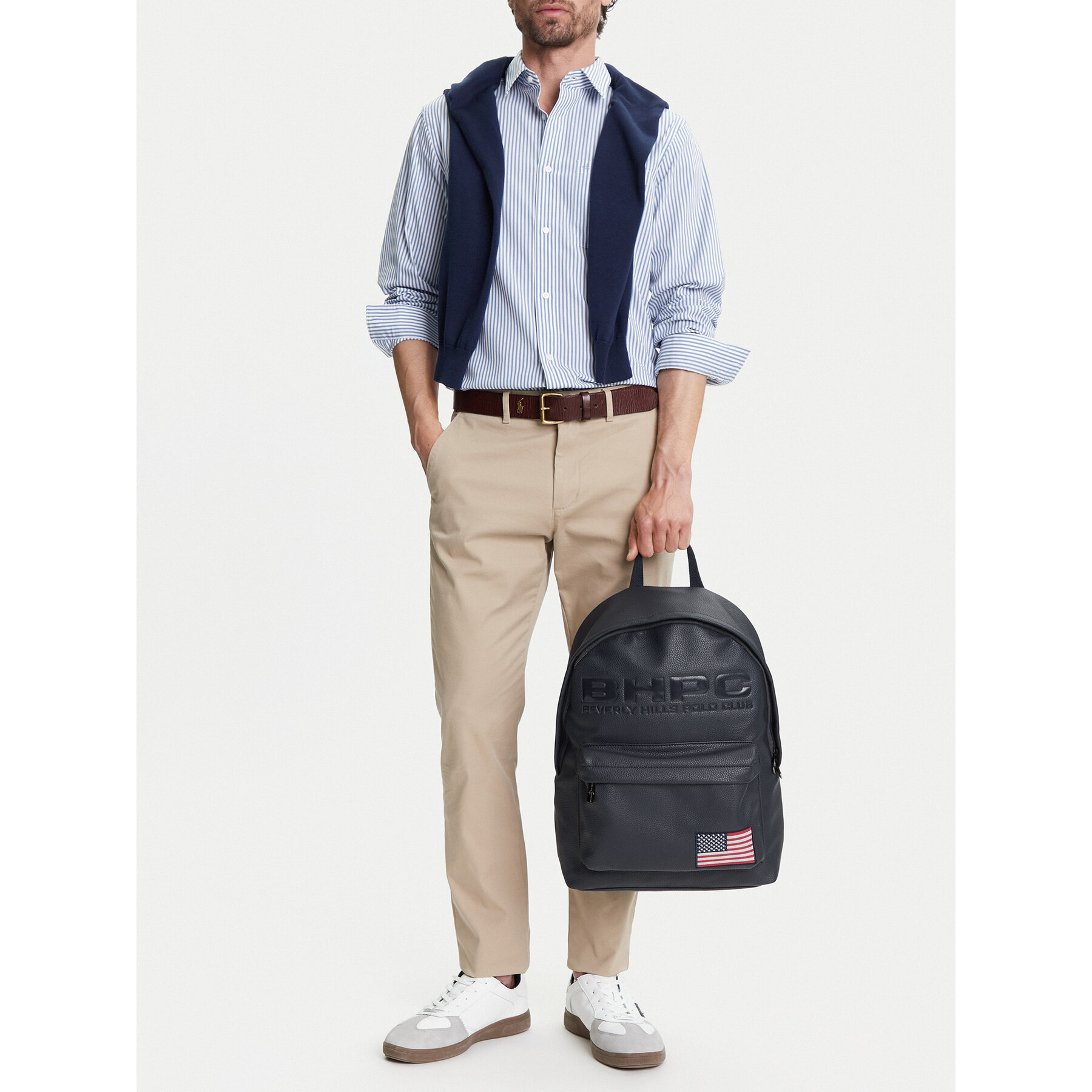 Beverly Hills Polo Club Plecak BHPC-H-001-08 Granatowy