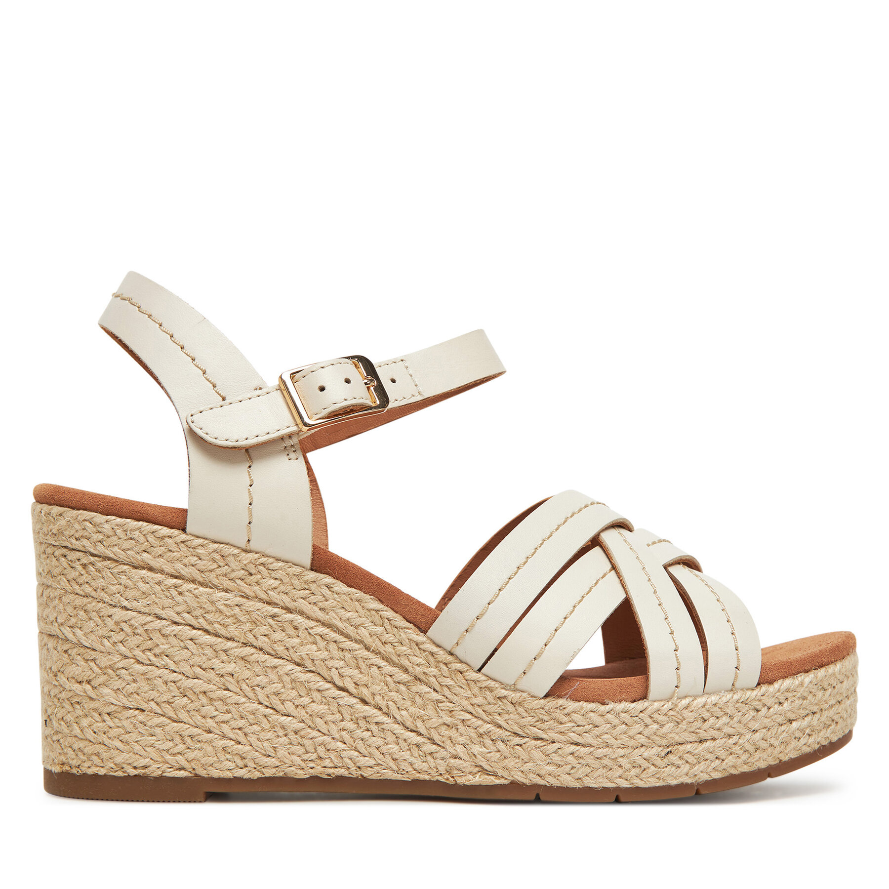 Clarks Espadryle Sabina Strap 26181464 Écru