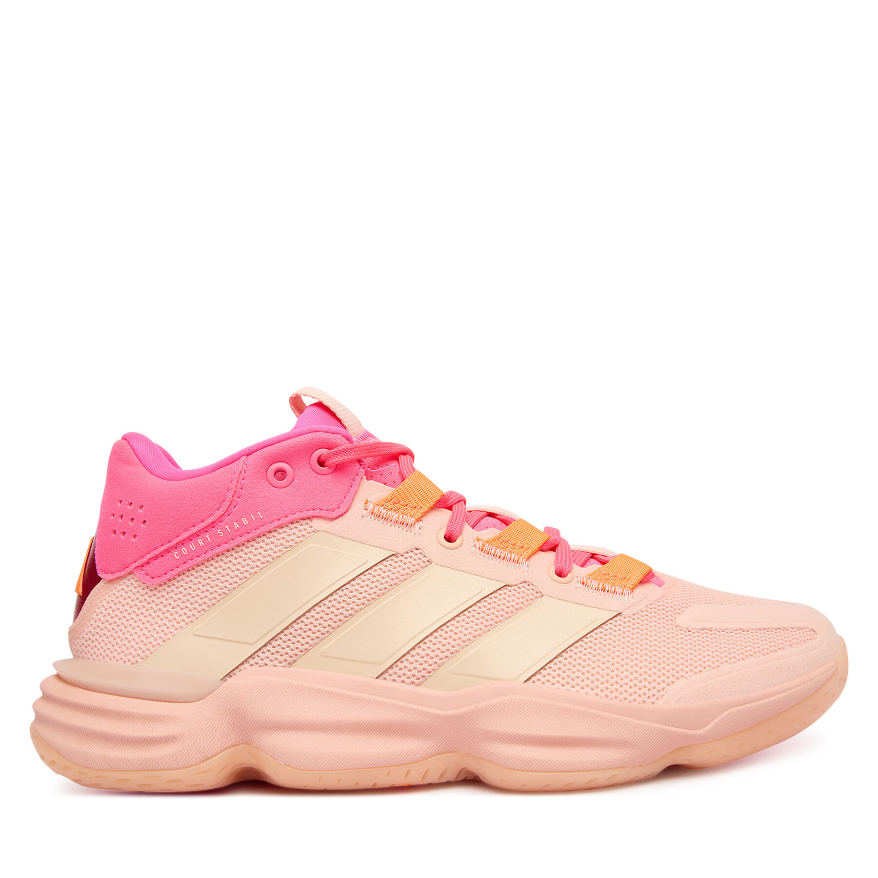 adidas Buty halowe Court Stabil JR9543 Różowy