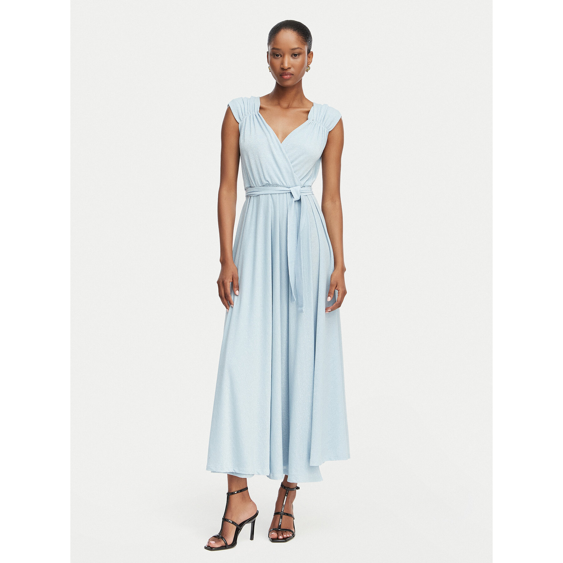 Marella Sukienka koktajlowa Rollio 2615621062 Błękitny Regular Fit