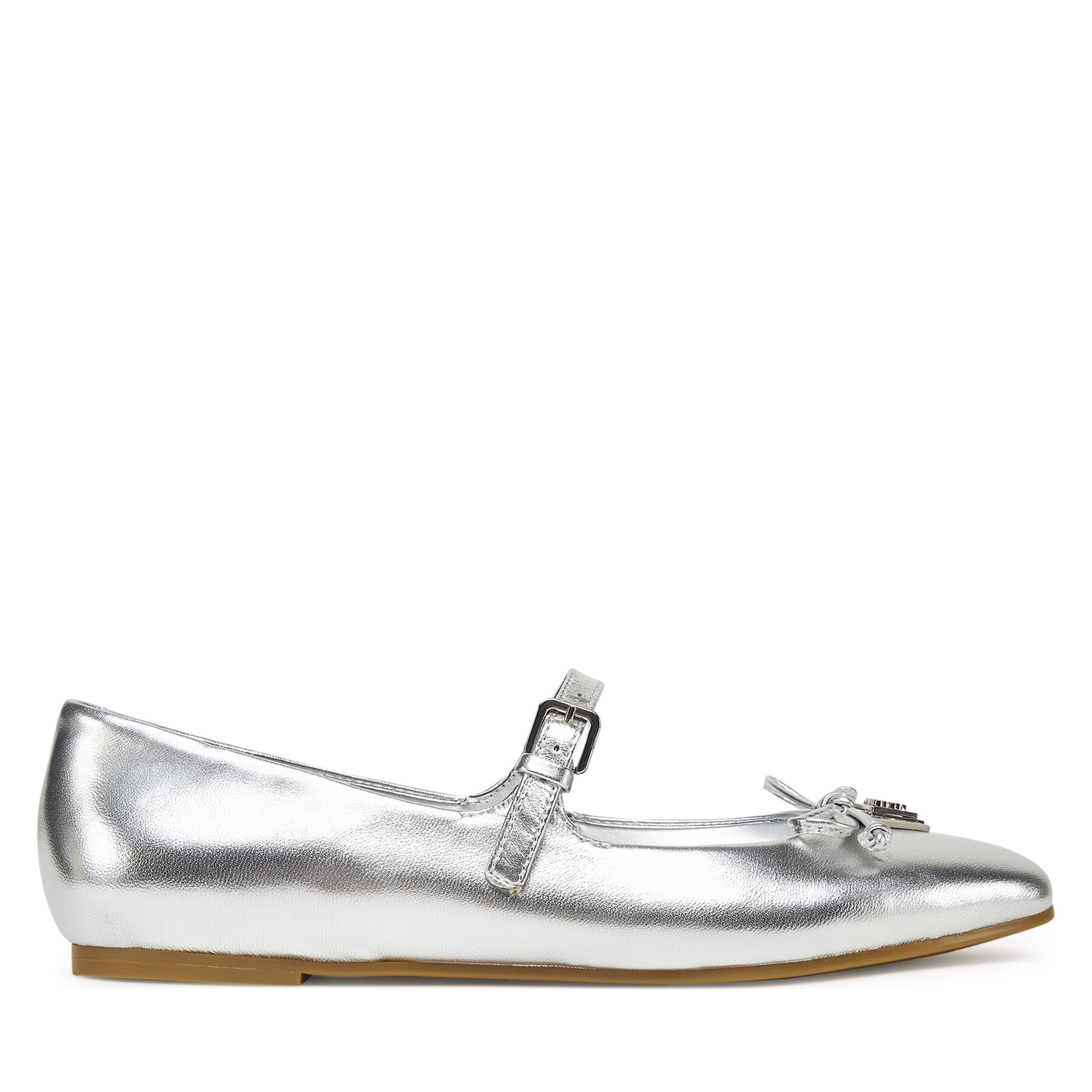 Guess Baleriny FLJKAY LEM02 Srebrny