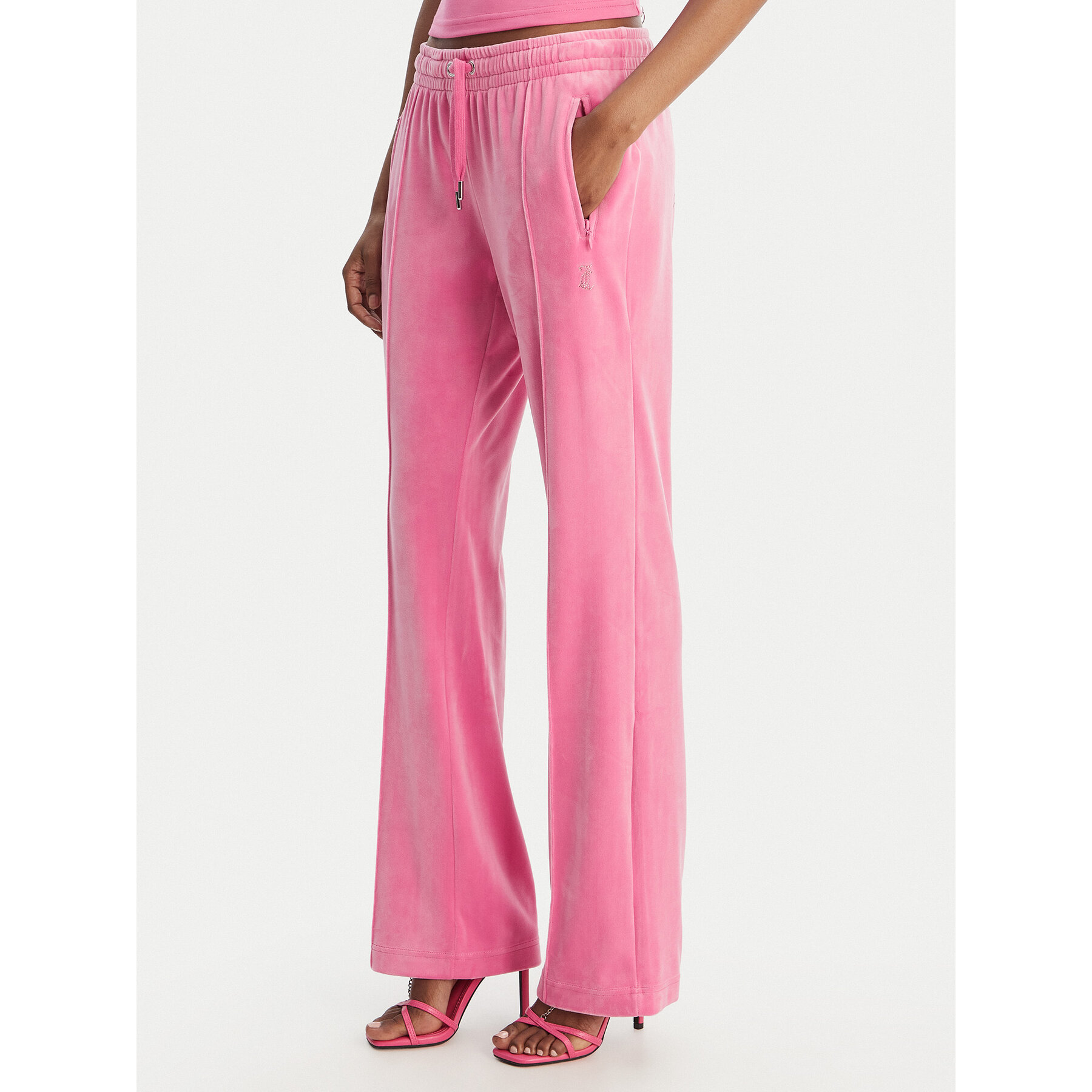 Juicy Couture Spodnie dresowe Tina JCWBJ126327 Różowy Straight Leg