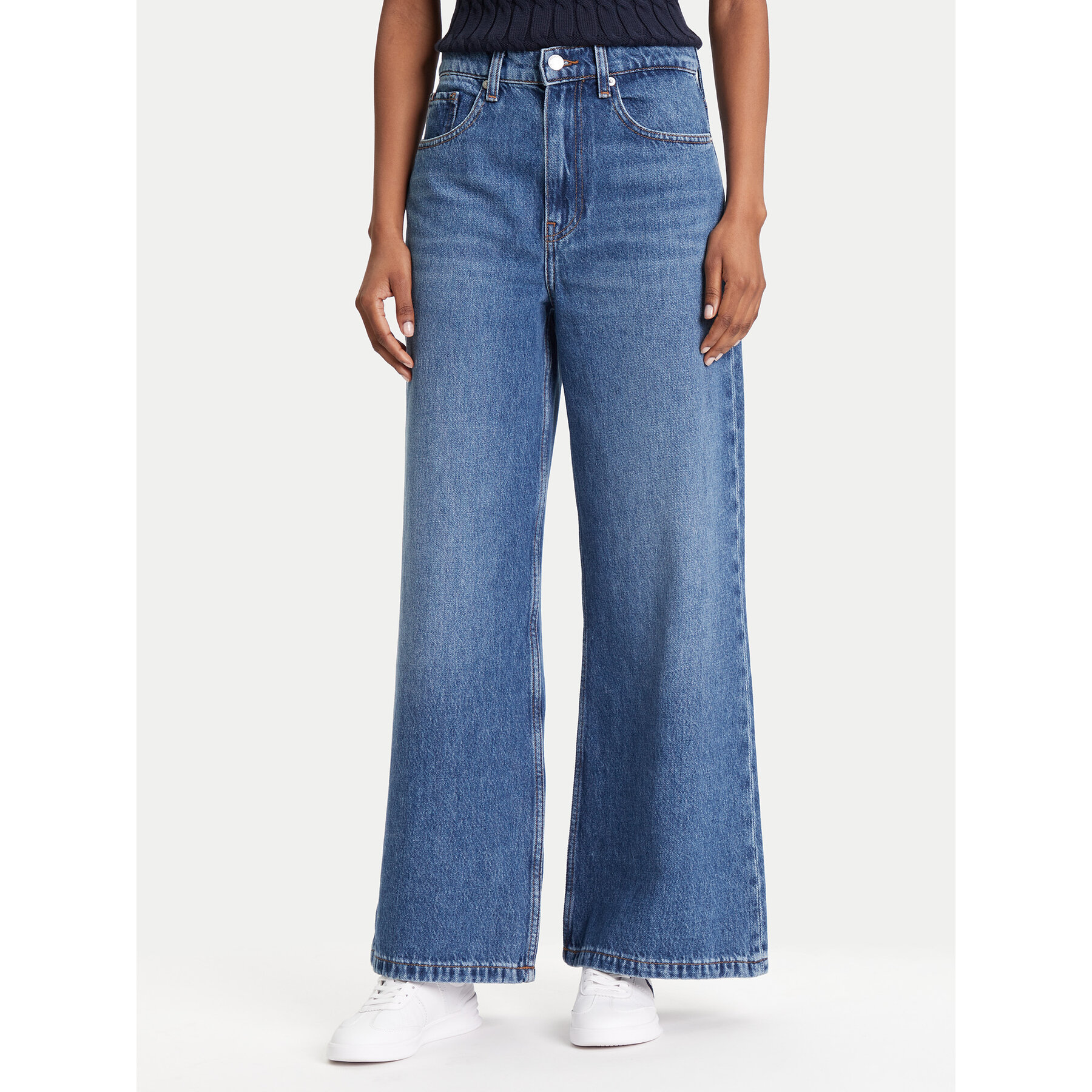 Tommy Hilfiger Jeansy WW0WW45675 Granatowy Slim Fit