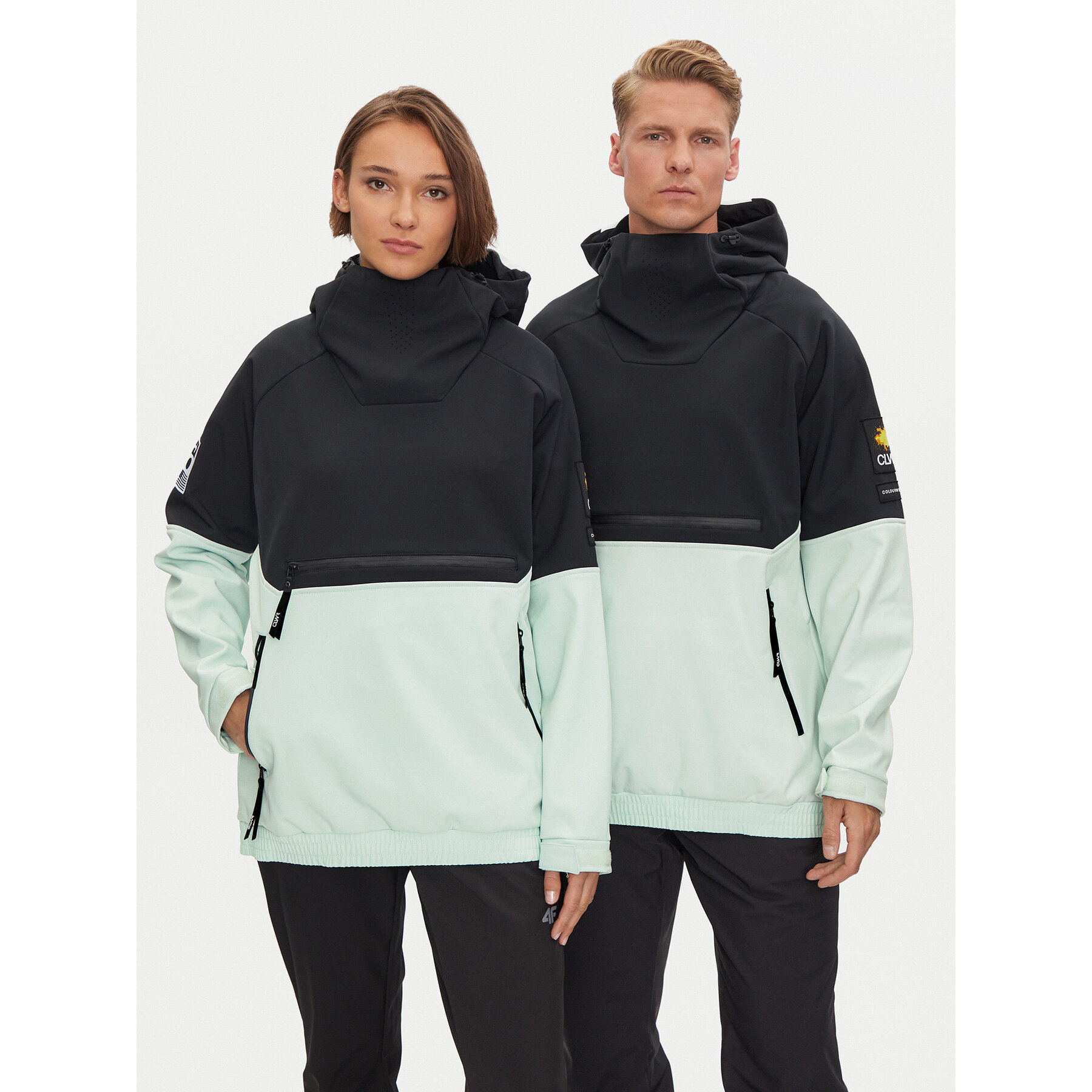 Colourwear Kurtka narciarska Torch Anorak 7010301 Czarny Regular Fit