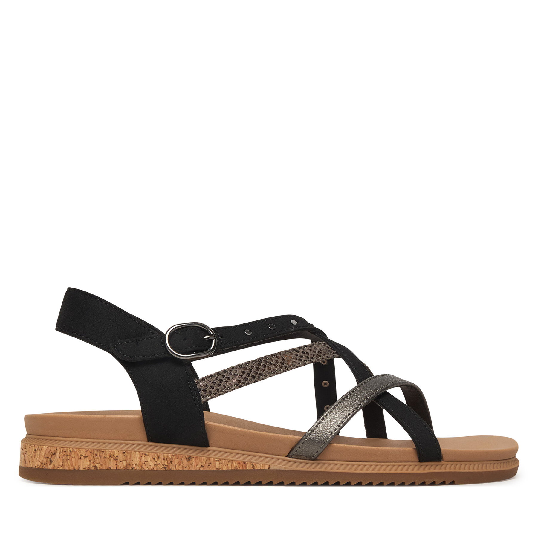 Skechers Sandały Desert Kiss Low 114713/BLK Czarny