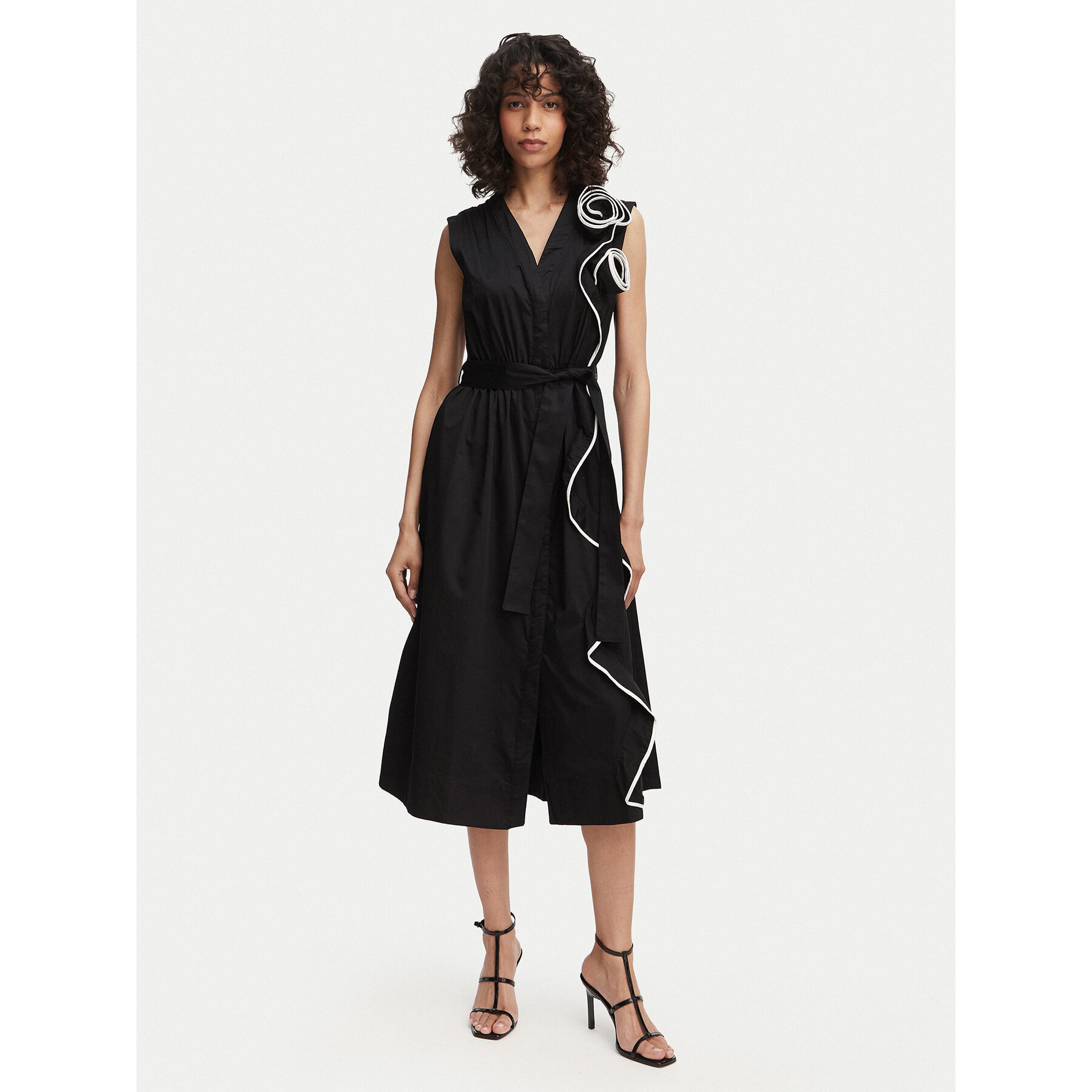 French Connection Sukienka codzienna Alexis 719B2 Czarny Regular Fit