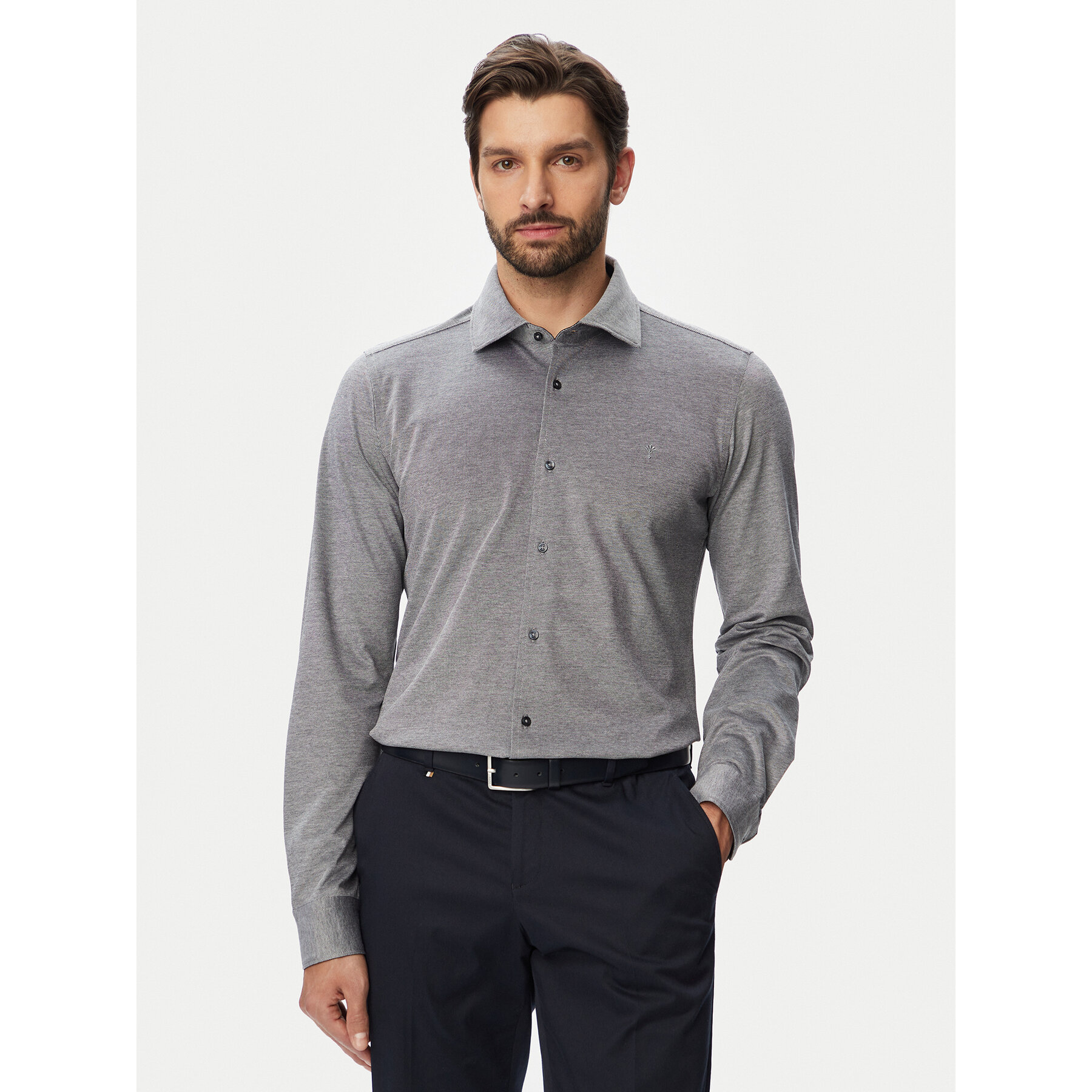 JOOP! Koszula Jsh-275Phil-Jk 30103980 Szary Regular Fit