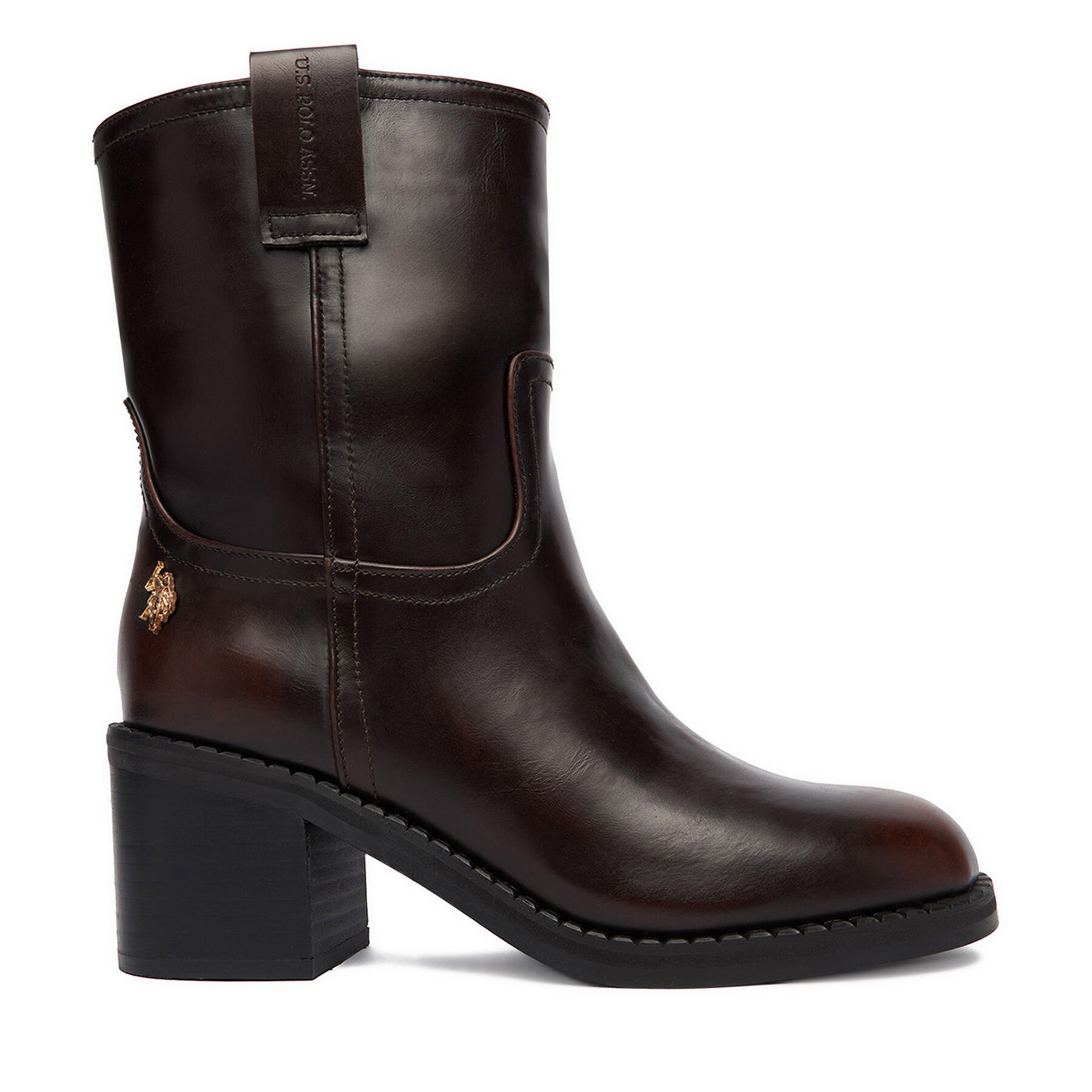 U.S. Polo Assn. Botki EO-KATIA001W/EY1 Brązowy