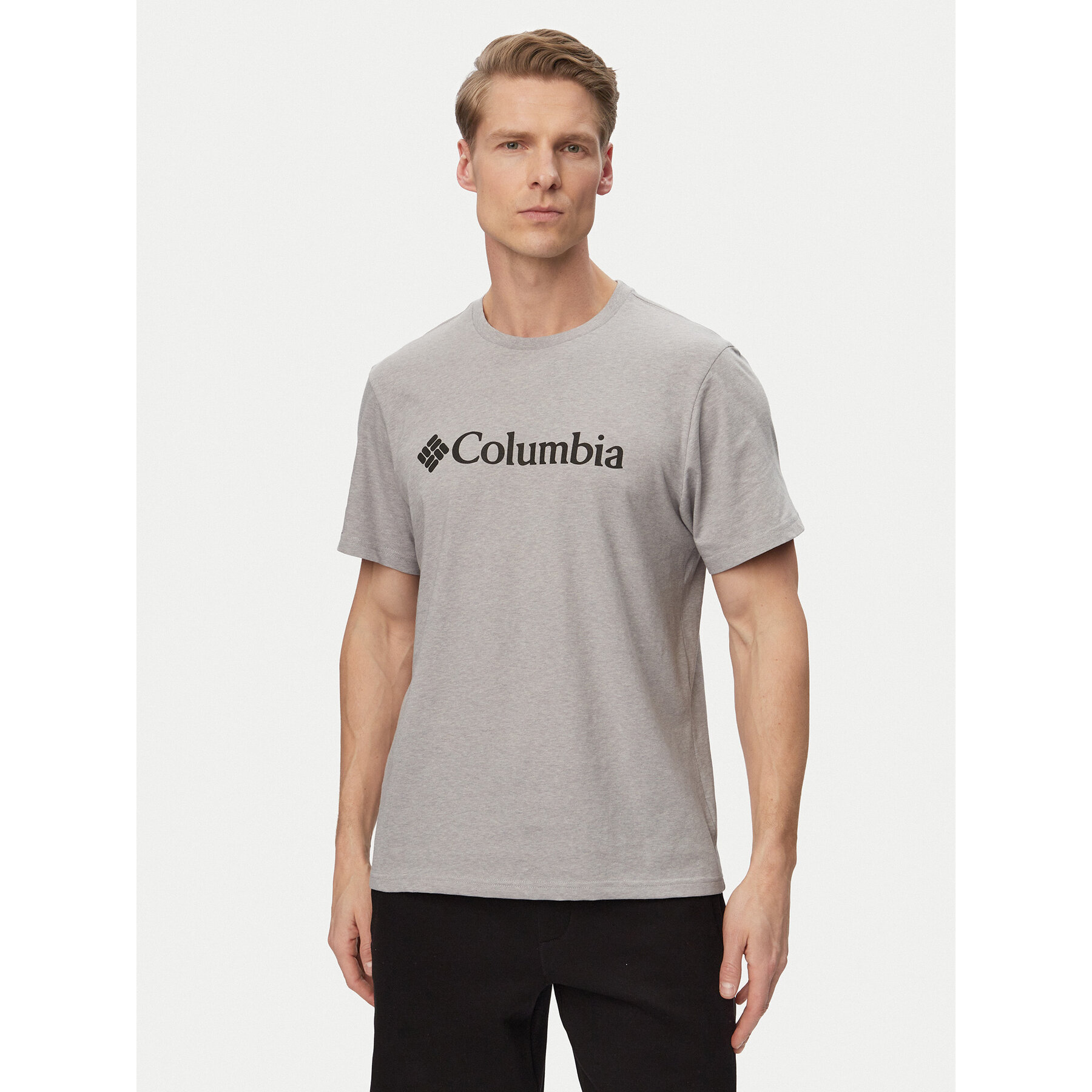 Columbia T-Shirt Basic Logo™ 2155001 Szary jasny Regular Fit