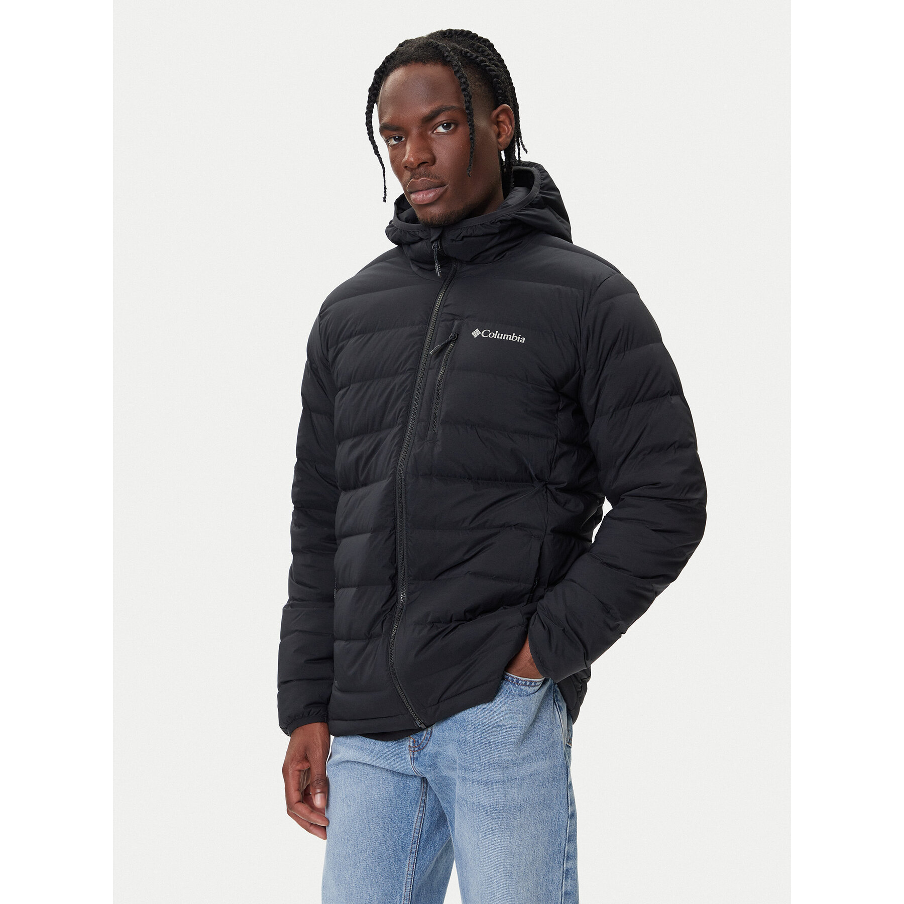 Columbia Kurtka puchowa Drift Peak™ 2133972 Czarny Regular Fit
