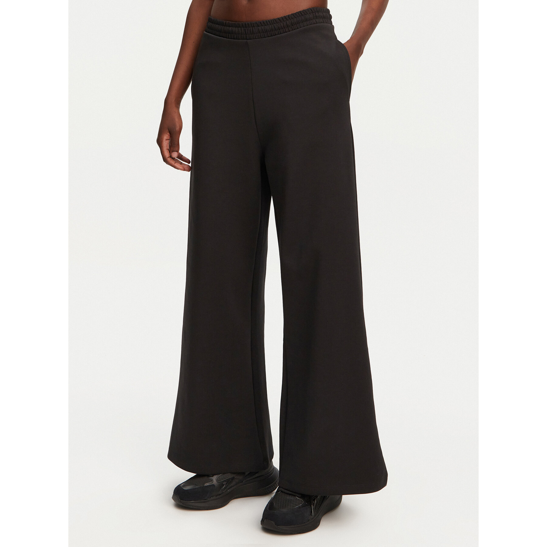 HUGO Spodnie dresowe Nalosia 50530447 Czarny Loose Fit