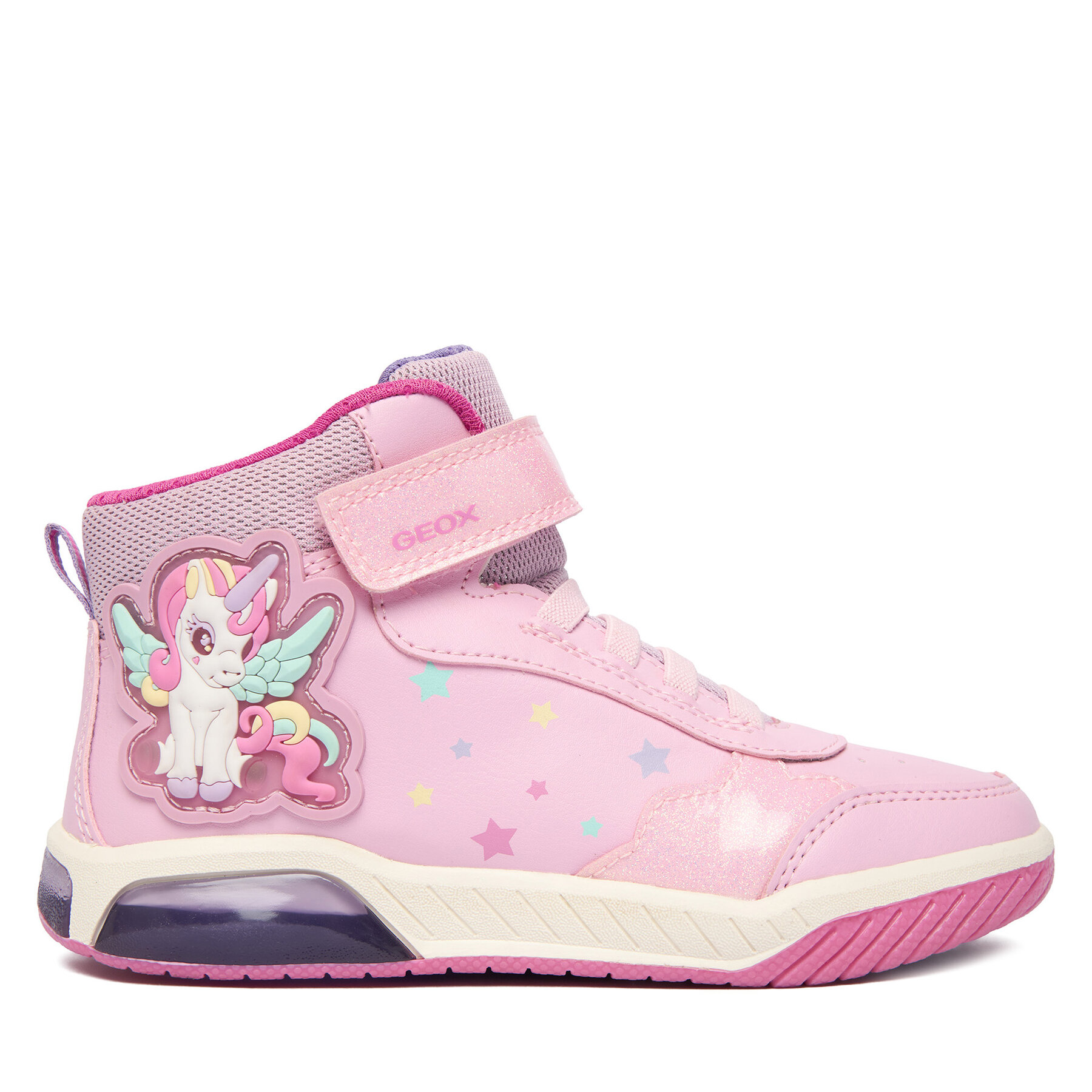 Geox Sneakersy J Inek J56ASA 0BCKC C8206 D Różowy