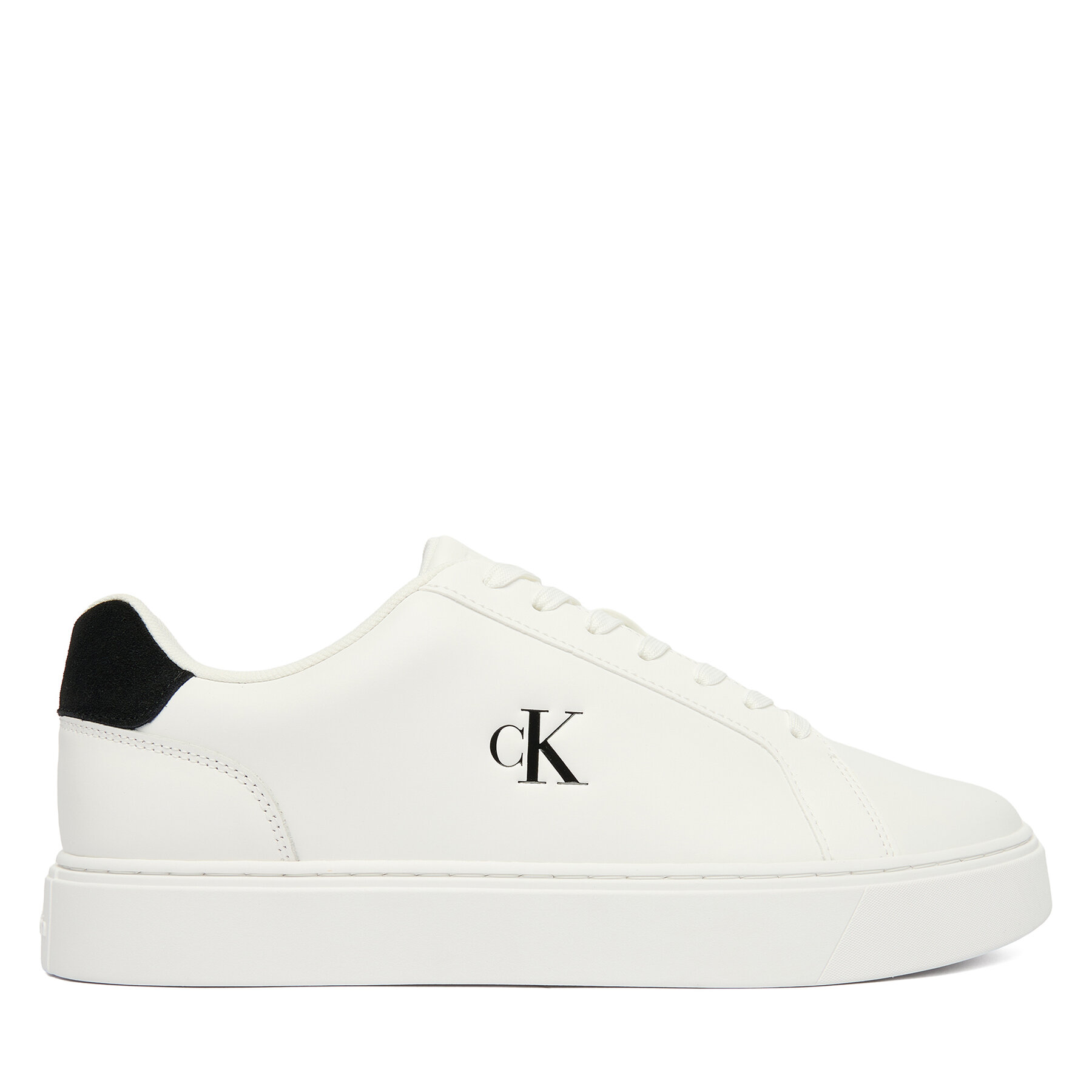Calvin Klein Sneakersy Classic Cupsole Laceup Lth YM0YM01435 Biały