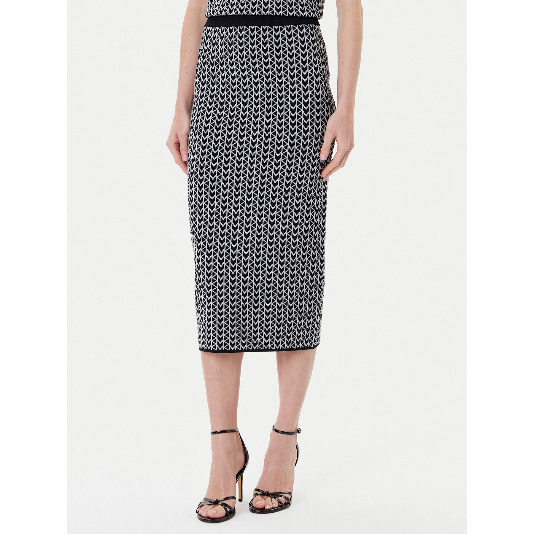 MICHAEL Michael Kors Spódnica ołówkowa MT570J8HQG Szary Slim Fit