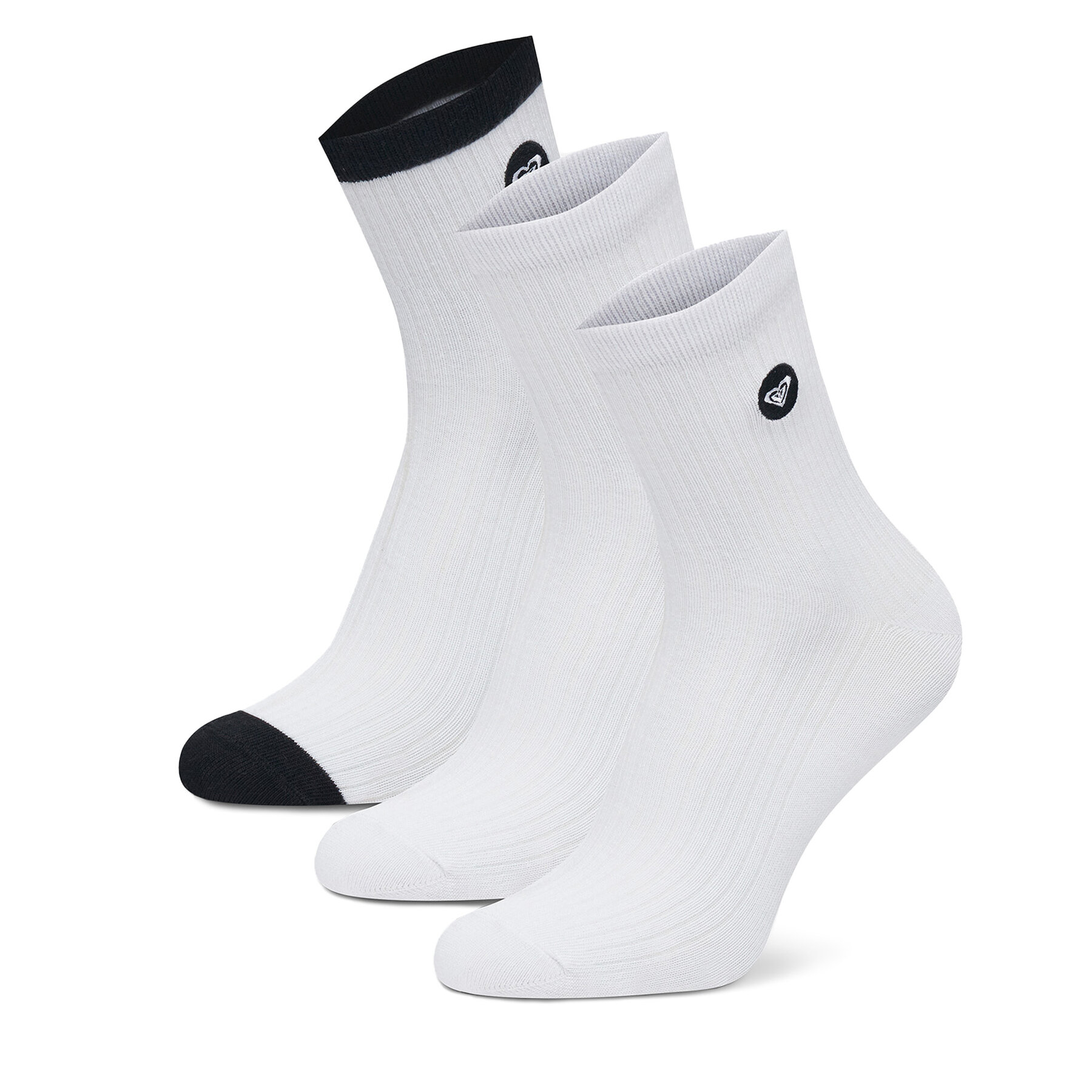 Roxy Skarpety krótkie AS_ROXY_02Z_SS25 (3-PACK) Biały