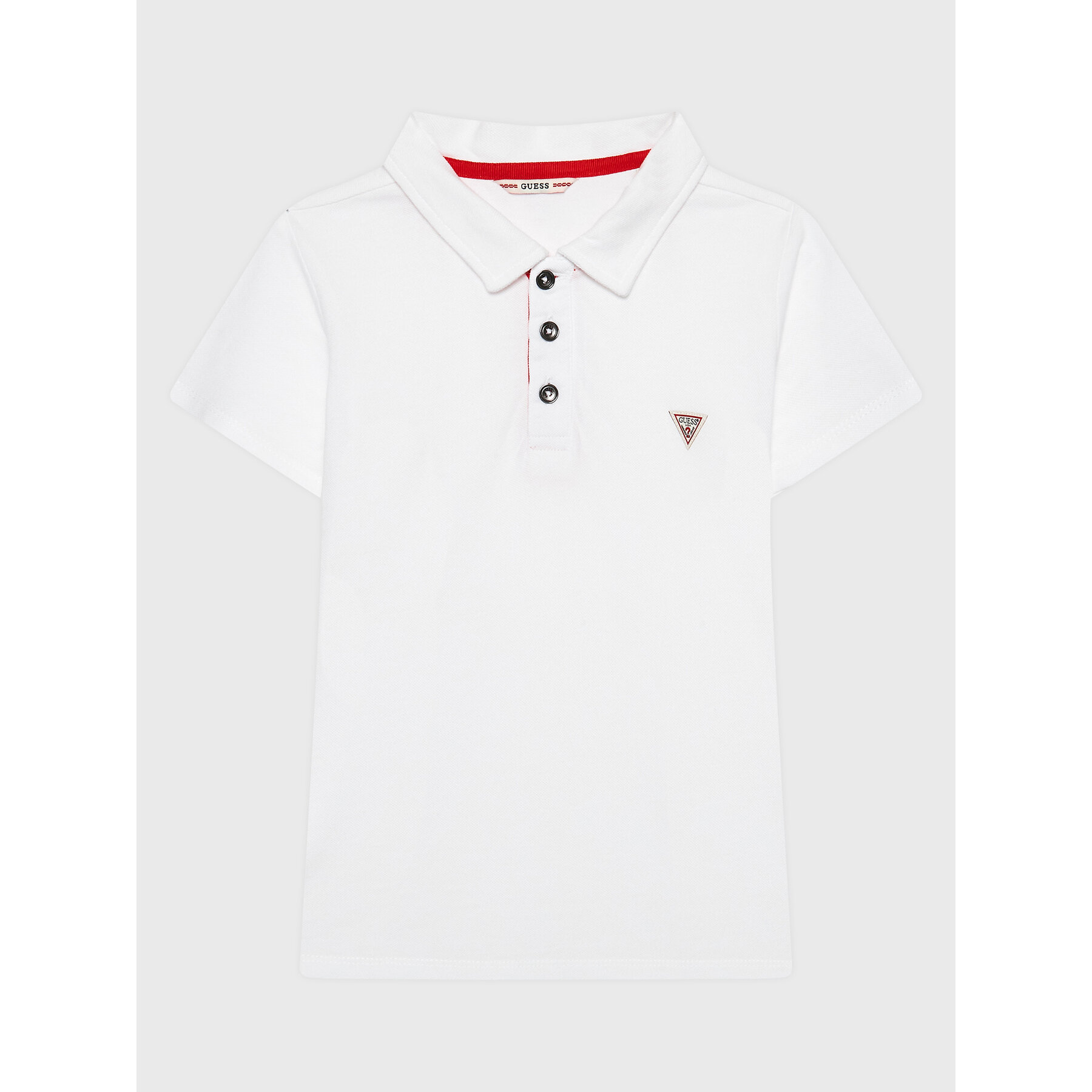 Guess Polo L2GP02 KAPY0 Biały Regular Fit