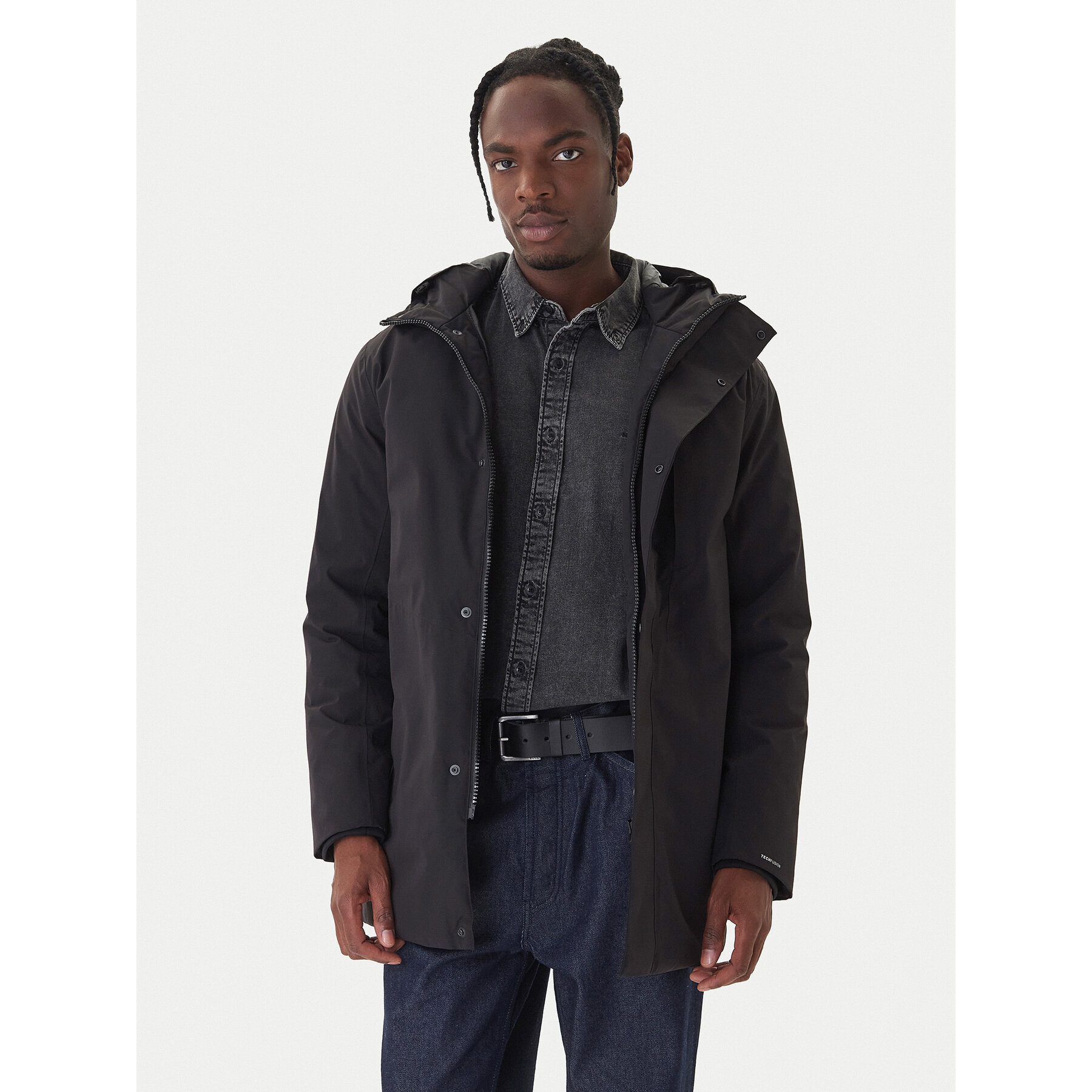 Jack & Jones Kurtka zimowa Keen 12278782 Czarny Regular Fit