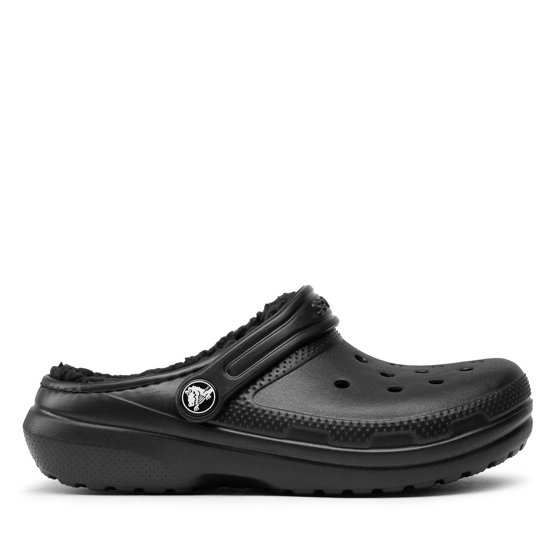 Crocs Klapki Classic Lined Clog K 207010 Czarny