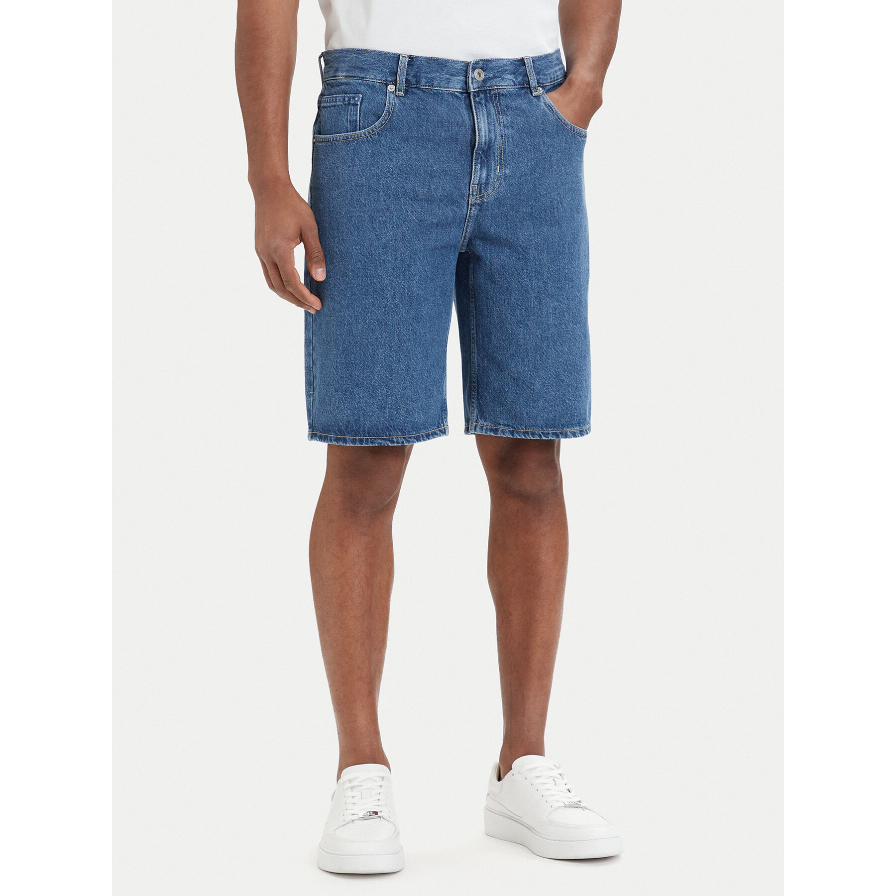 Karl Lagerfeld Jeans Szorty jeansowe B2M10138 Niebieski Regular Fit