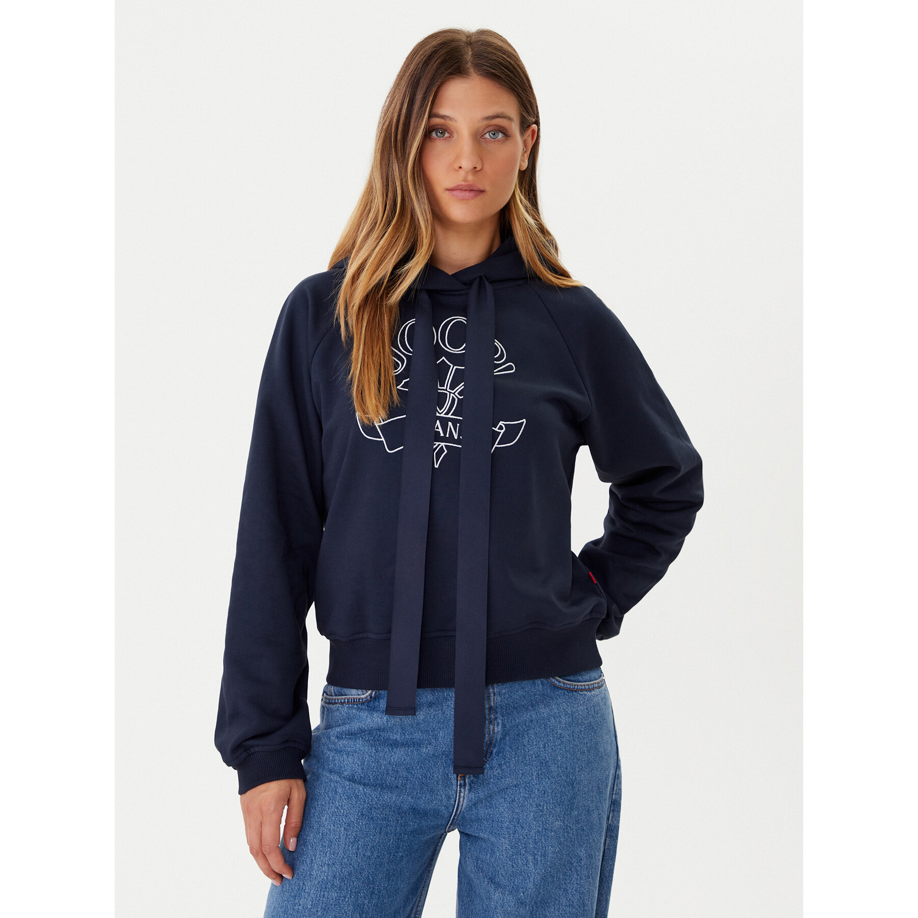 JOOP! Jeans Bluza Tinna 30046176 Granatowy Regular Fit