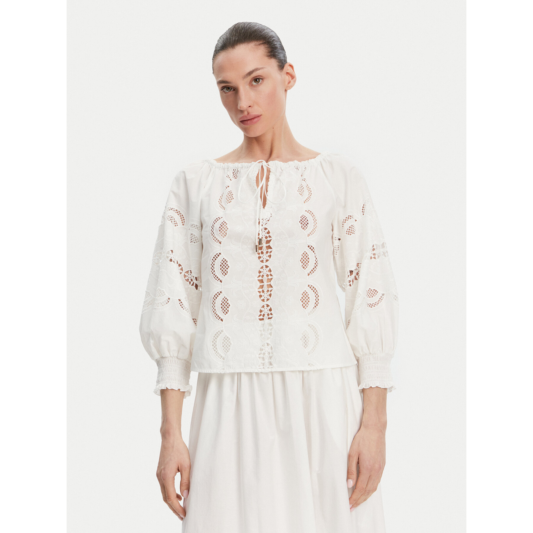 Liu Jo Bluzka WA5257 T4853 Biały Relaxed Fit