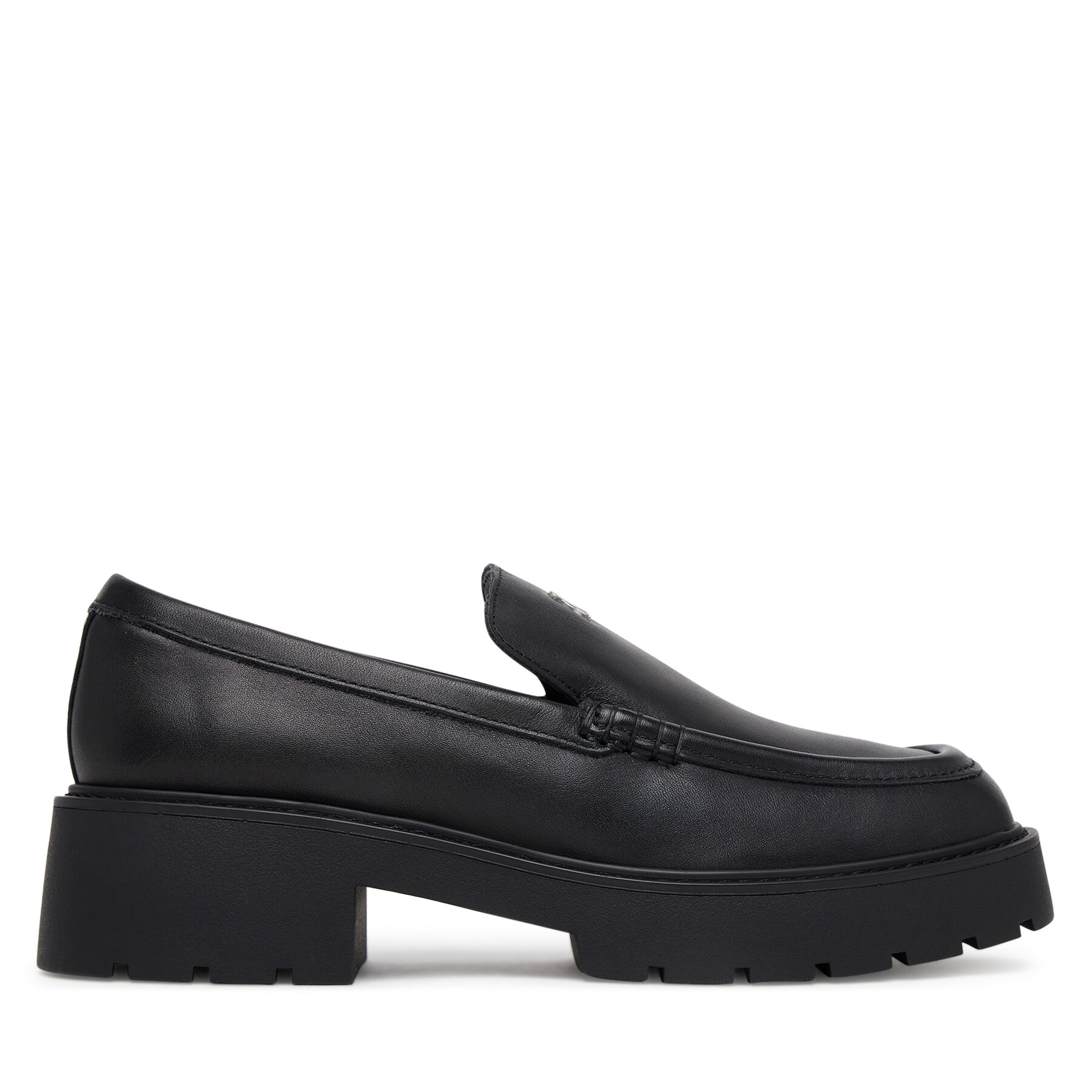 Calvin Klein Jeans Loafersy Chunky Cupsole Ru Patch Lth YW0YW01862 Czarny
