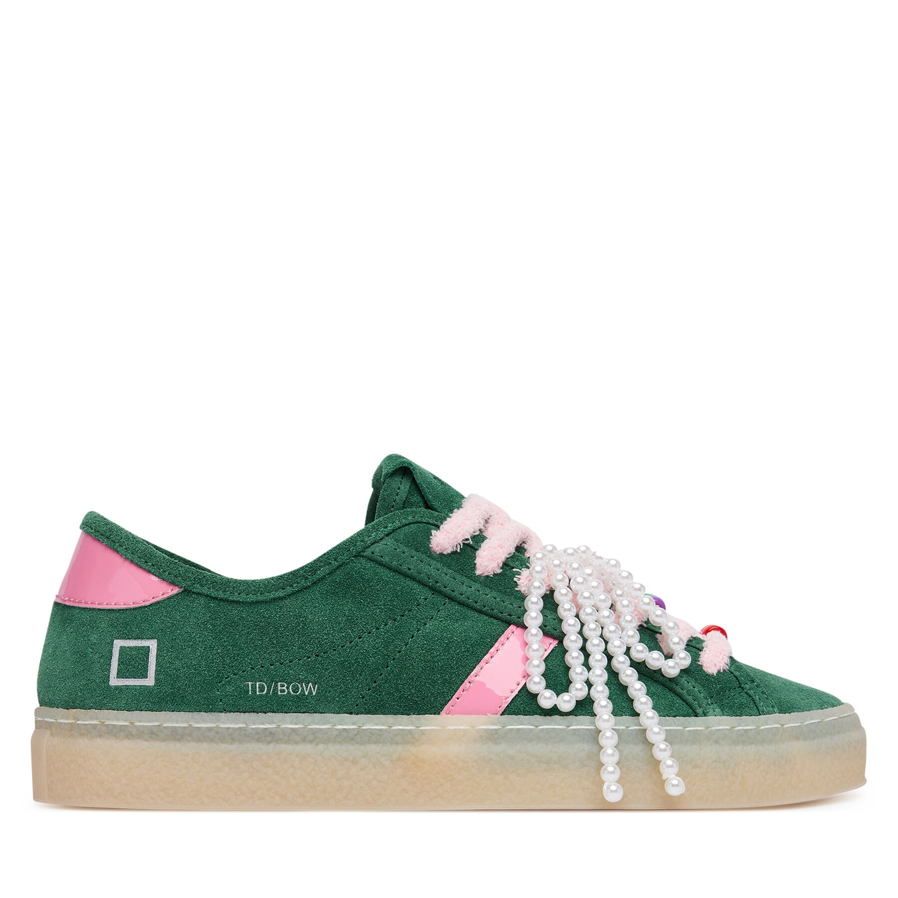 D.A.T.E. Sneakersy Tender W441-TE-BW Zielony
