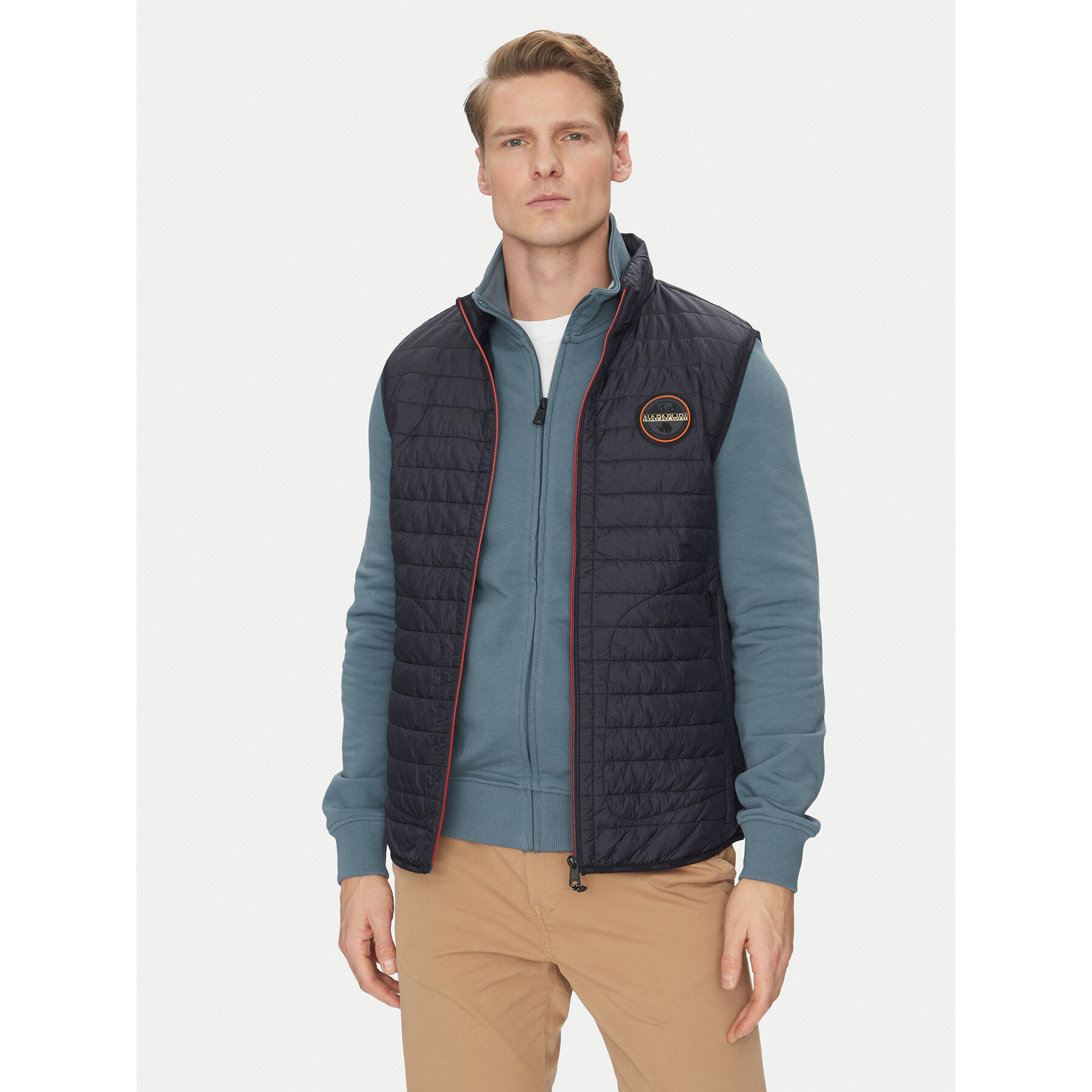 Napapijri Kamizelka Amiata NP0A4ICR Granatowy Regular Fit