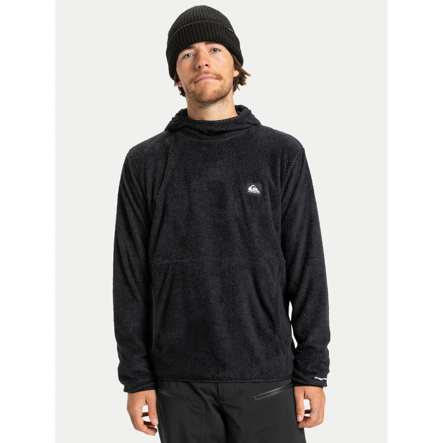 Quiksilver Polar Warm Up Hoodie EQYPF03079 Czarny Regular Fit