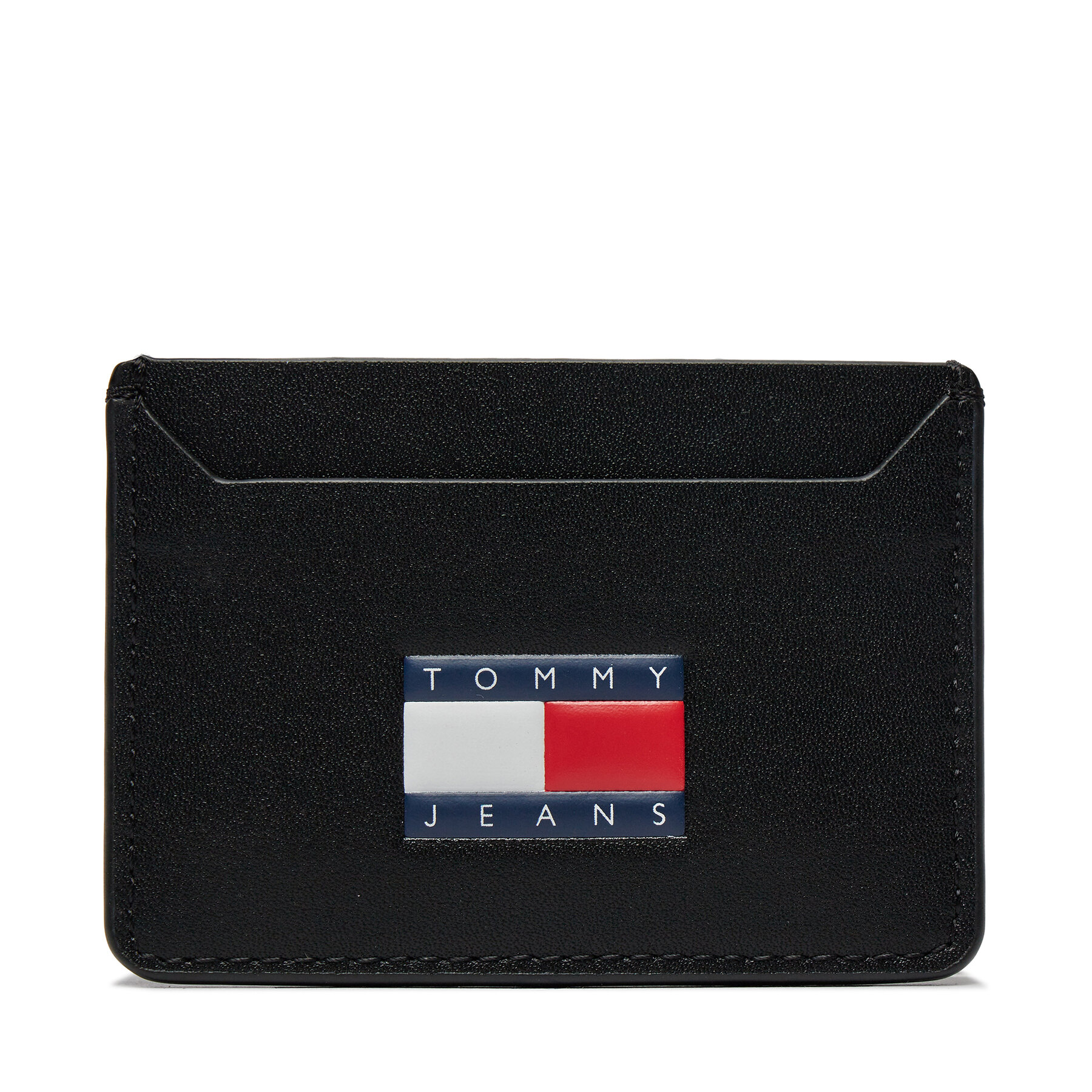 Tommy Jeans Etui na karty kredytowe Tjm Heritage Leather Cc Holder AM0AM12085 Czarny