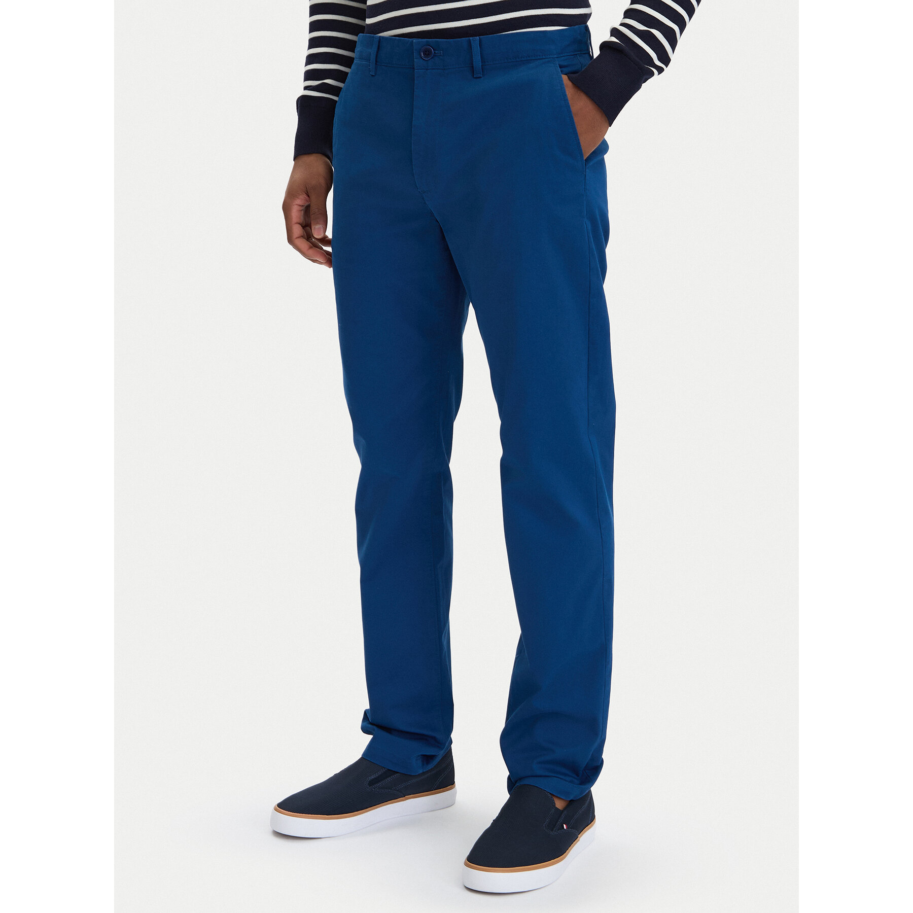 Tommy Hilfiger Spodnie materiałowe MW0MW40262 Niebieski Regular Fit