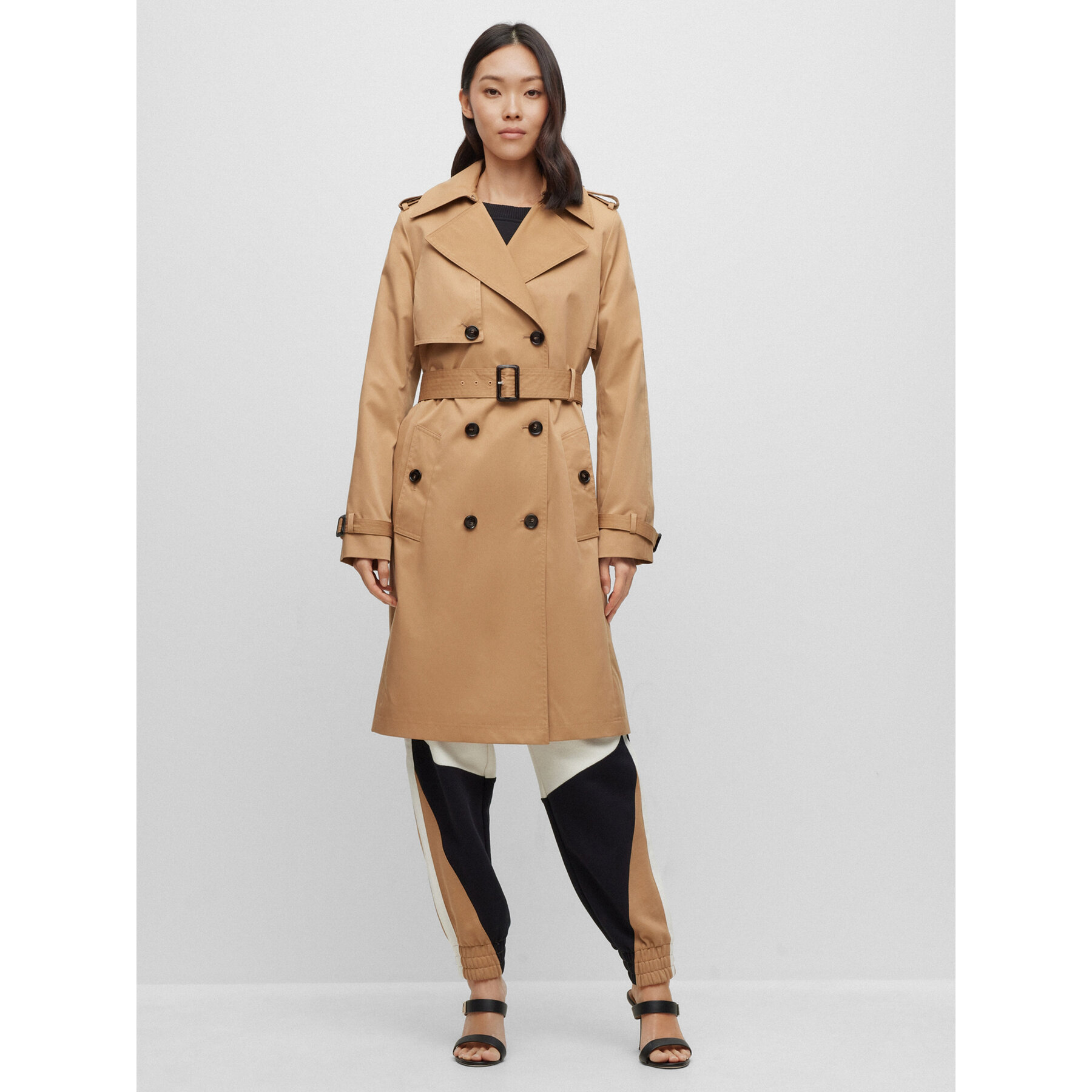 Boss Trencz 50489115 Beżowy Regular Fit