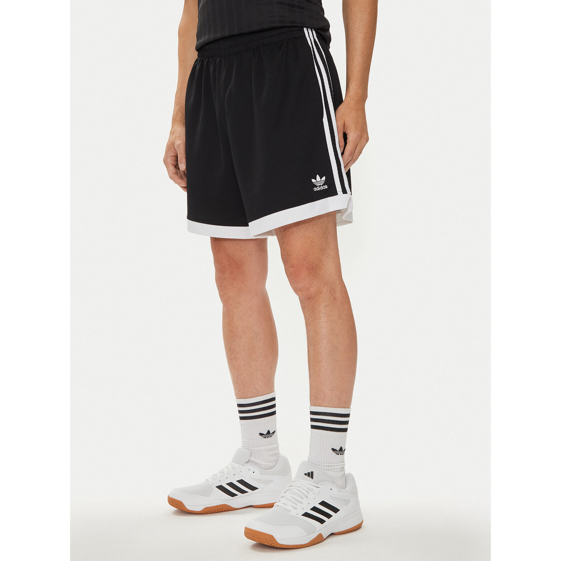 adidas Szorty sportowe Mock Eyelet IZ4800 Czarny Regular Fit