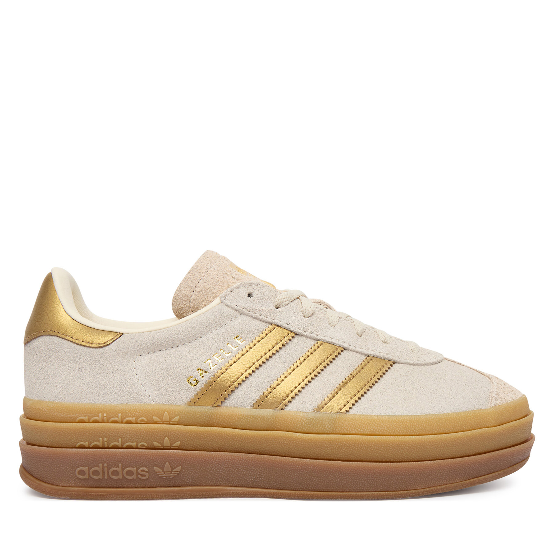 adidas Sneakersy Gazelle Bold IH6781 Beżowy