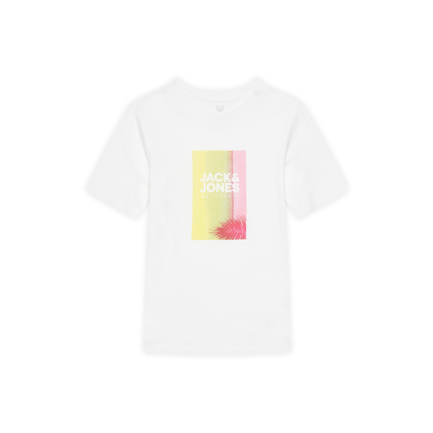 Jack & Jones Junior T-Shirt Varenna 12278349 Biały Regular Fit