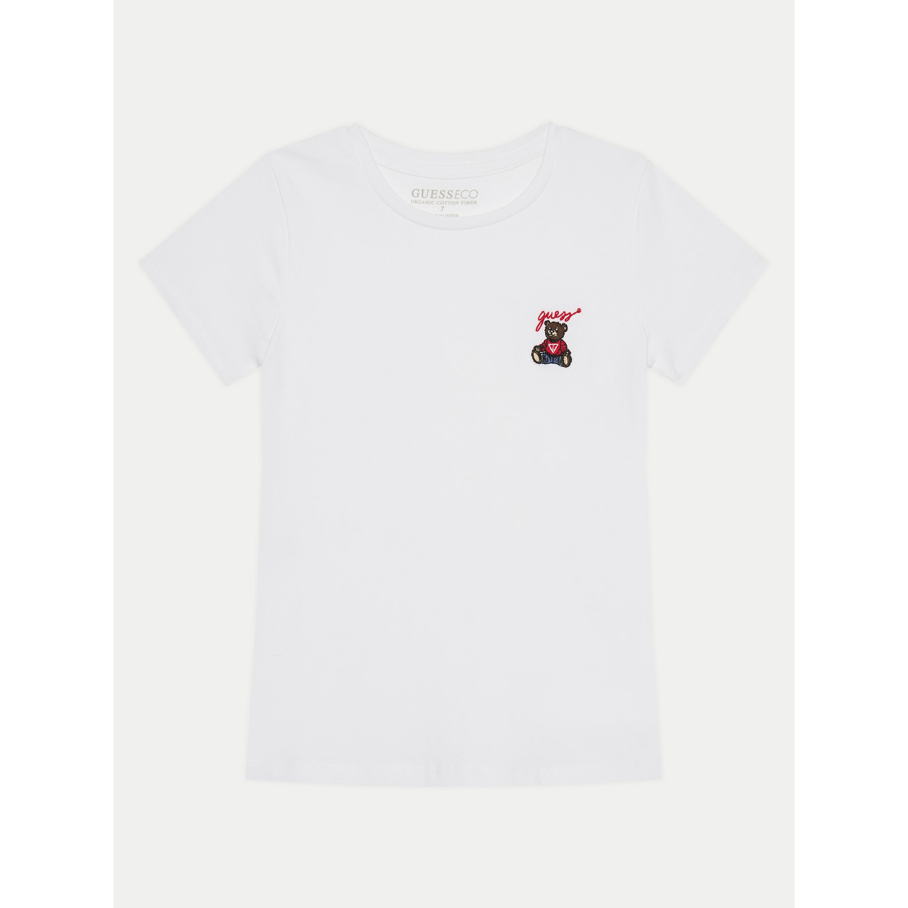Guess T-Shirt J5RI44 J1314 Biały Regular Fit
