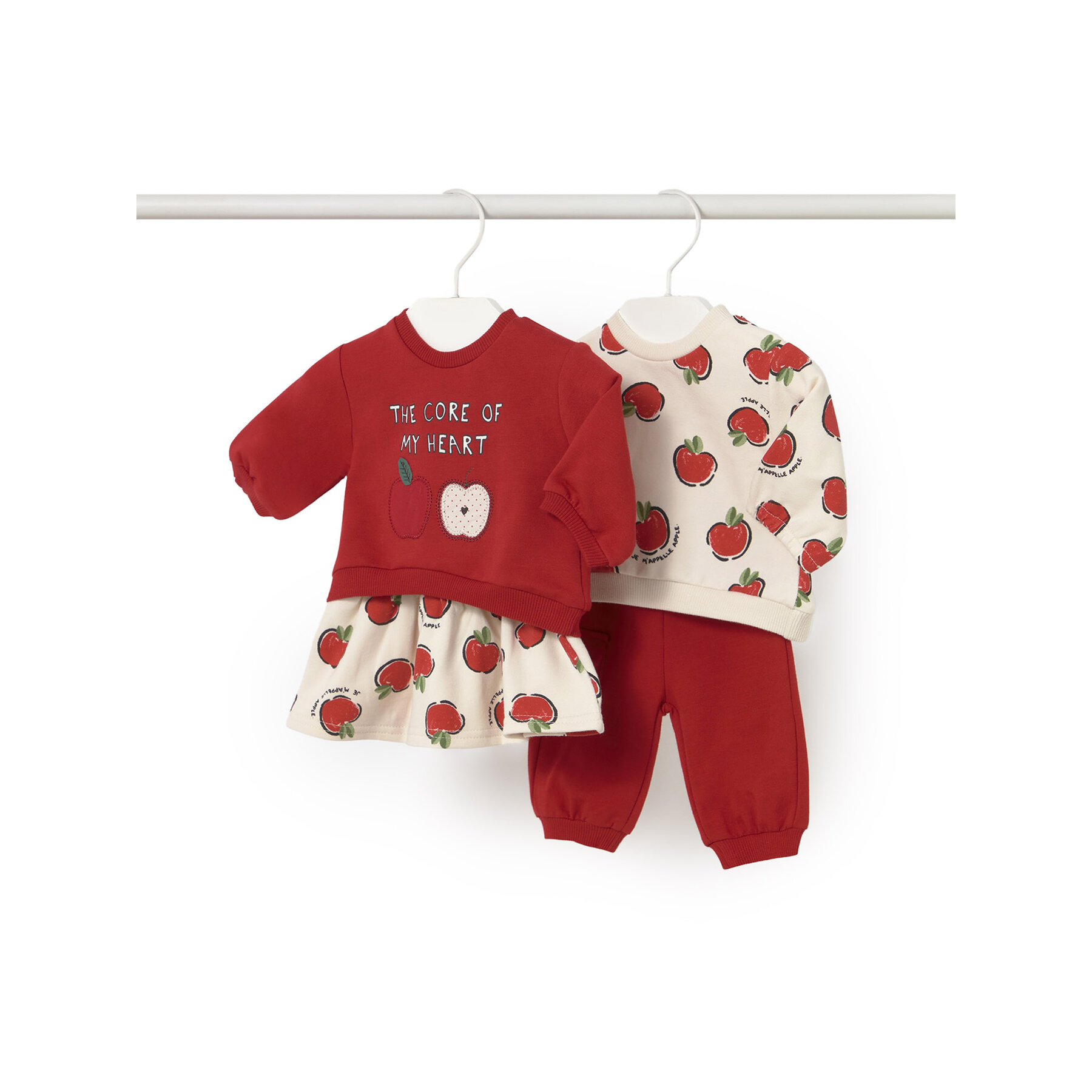 Mayoral Komplet dziecięcy 2630 Czerwony Regular Fit