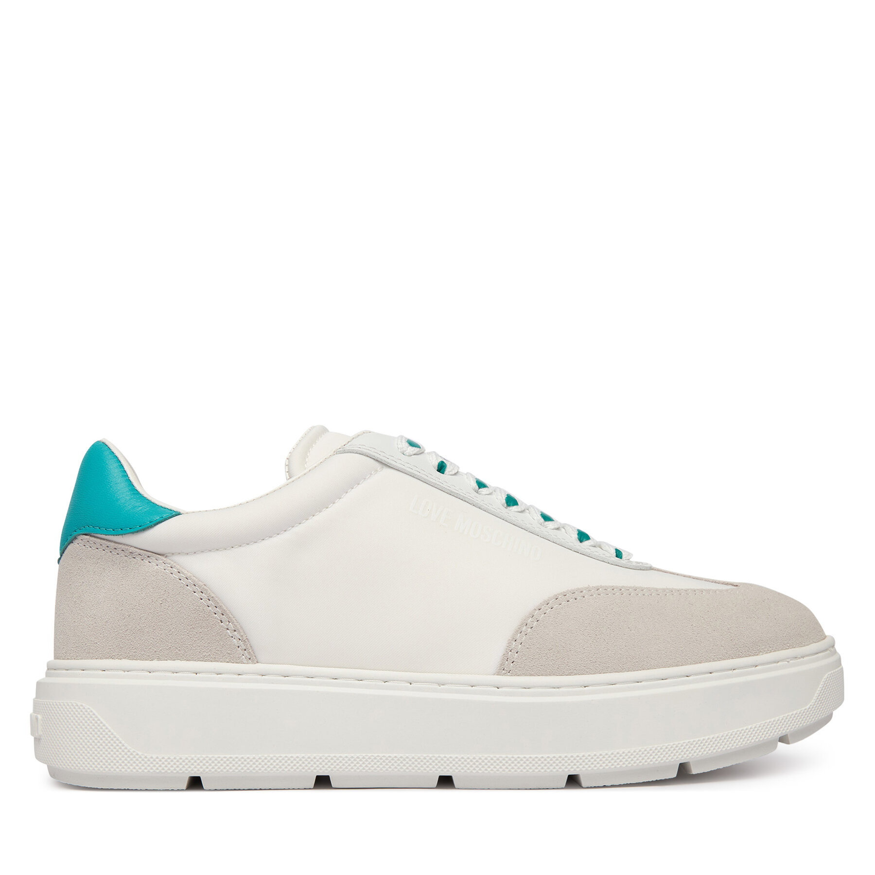 LOVE MOSCHINO Sneakersy JA15234G1OINB10D Biały