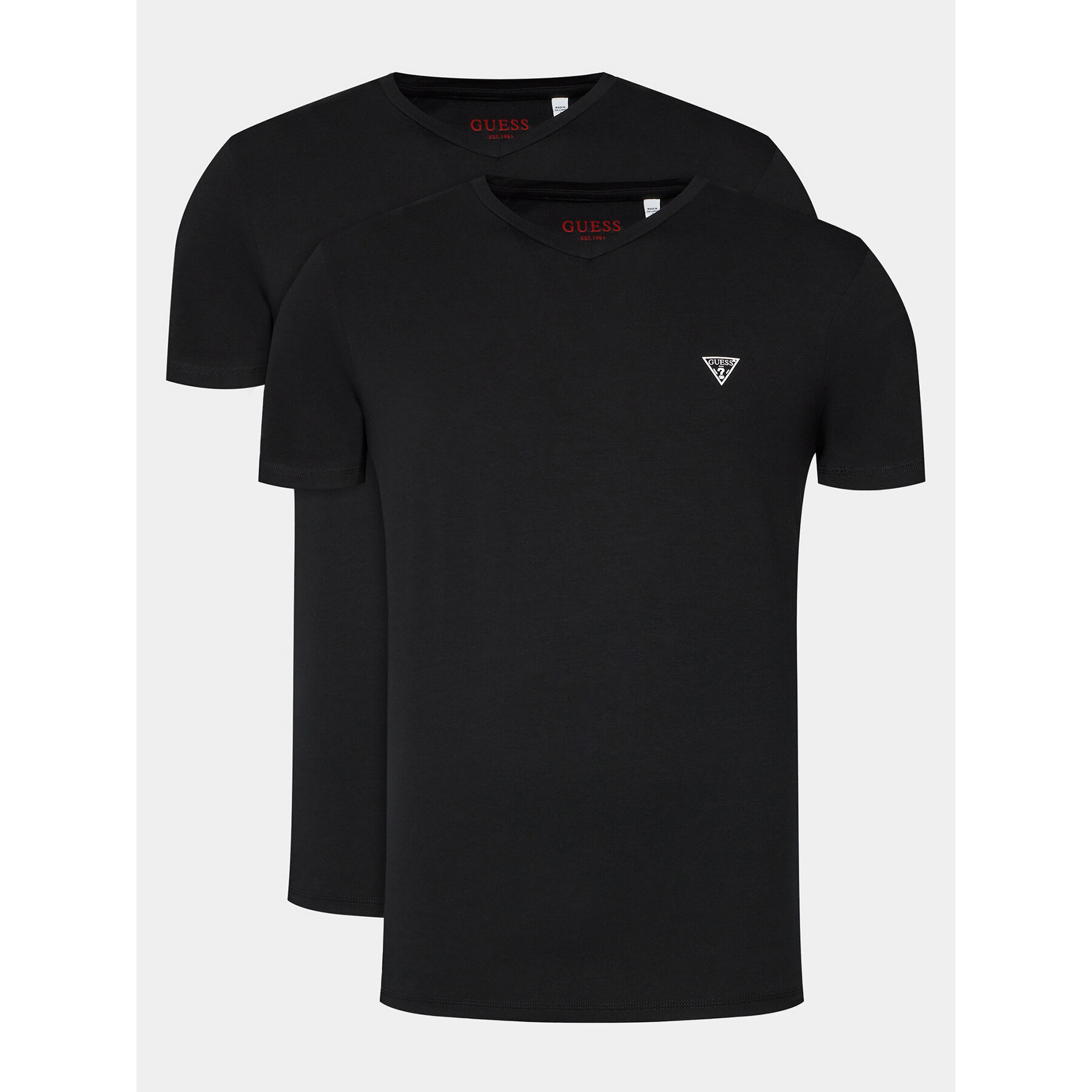 Guess Komplet t-shirtów Caleb U97G03 KCD31 Czarny Regular Fit
